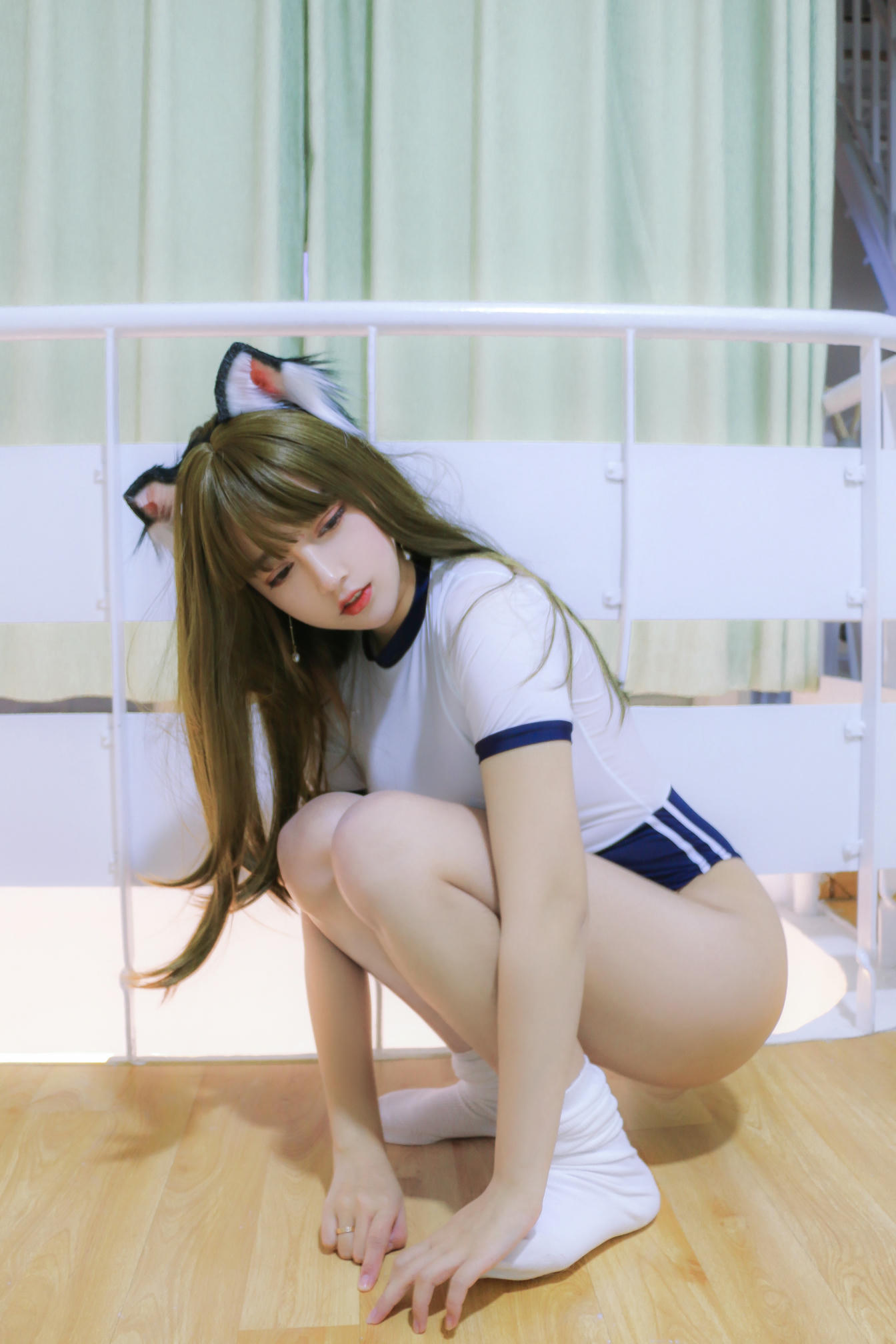 过期米线线喵 NO.061 体操服 [16P-79MB]_第1集