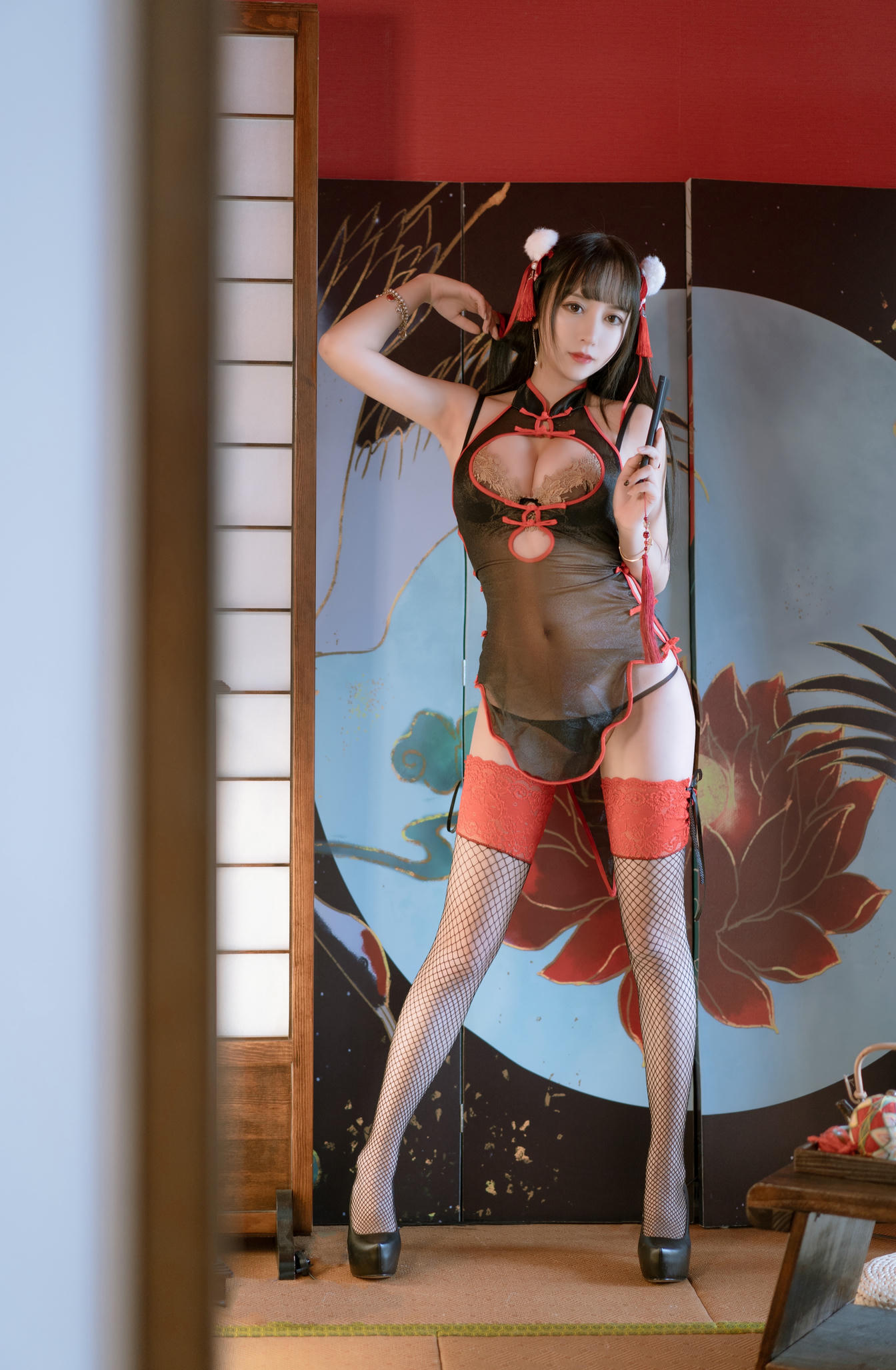 过期米线线喵 NO.063 新年旗袍 [60P-181MB]_第2集