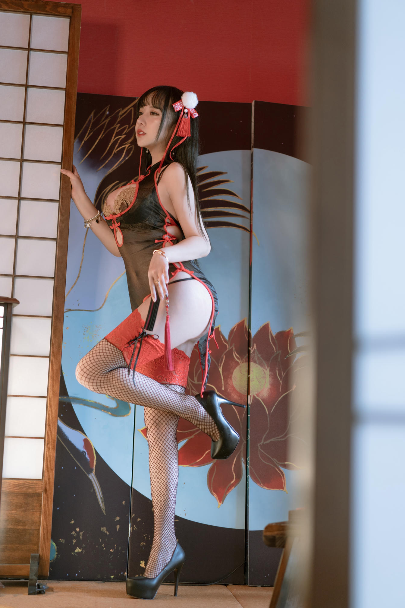 过期米线线喵 NO.063 新年旗袍 [60P-181MB]_第2集