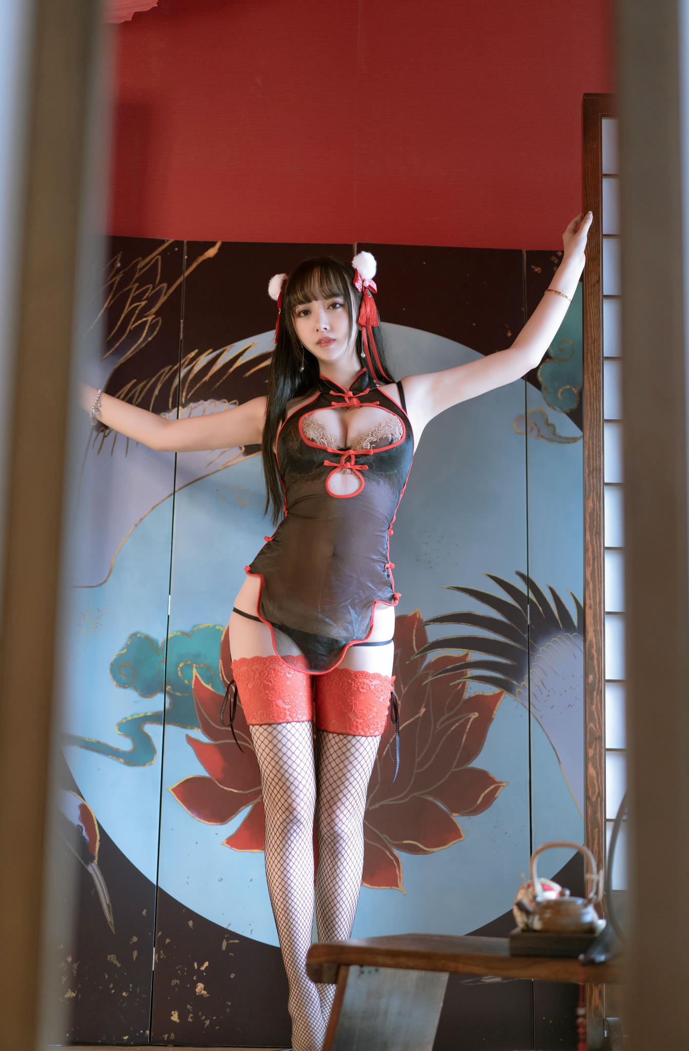 过期米线线喵 NO.063 新年旗袍 [60P-181MB]_第2集