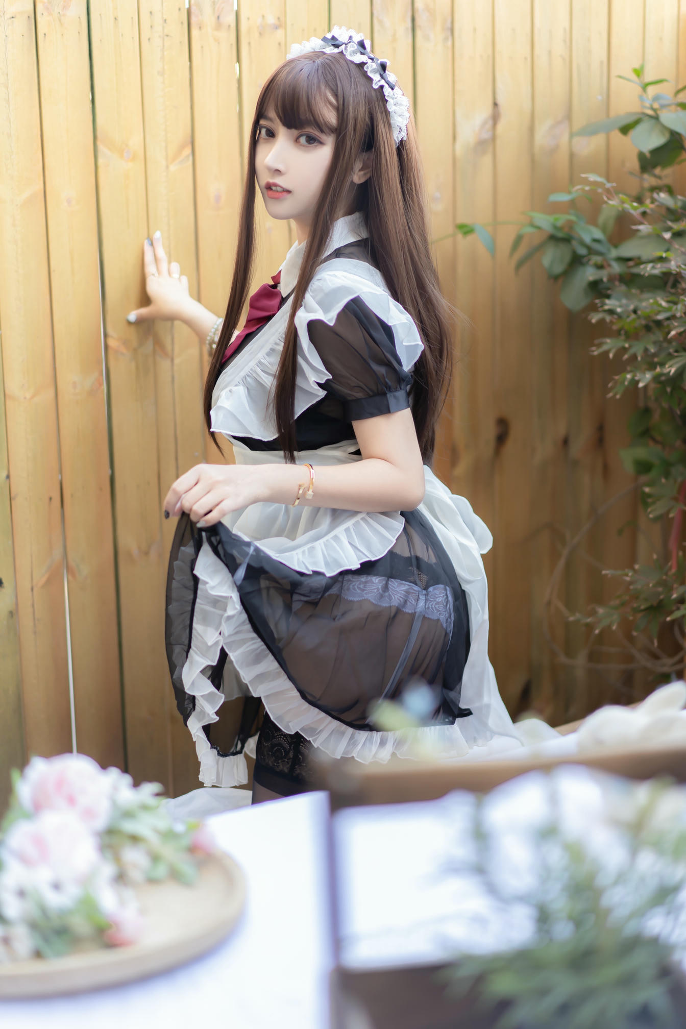 过期米线线喵 NO.067 女仆透 [49P-69MB]_第1集