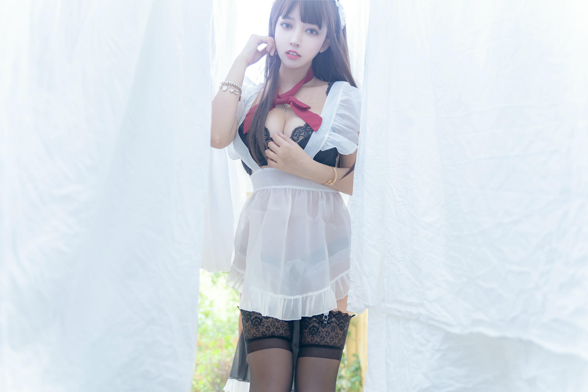 过期米线线喵 NO.067 女仆透 [49P-69MB]_第2集