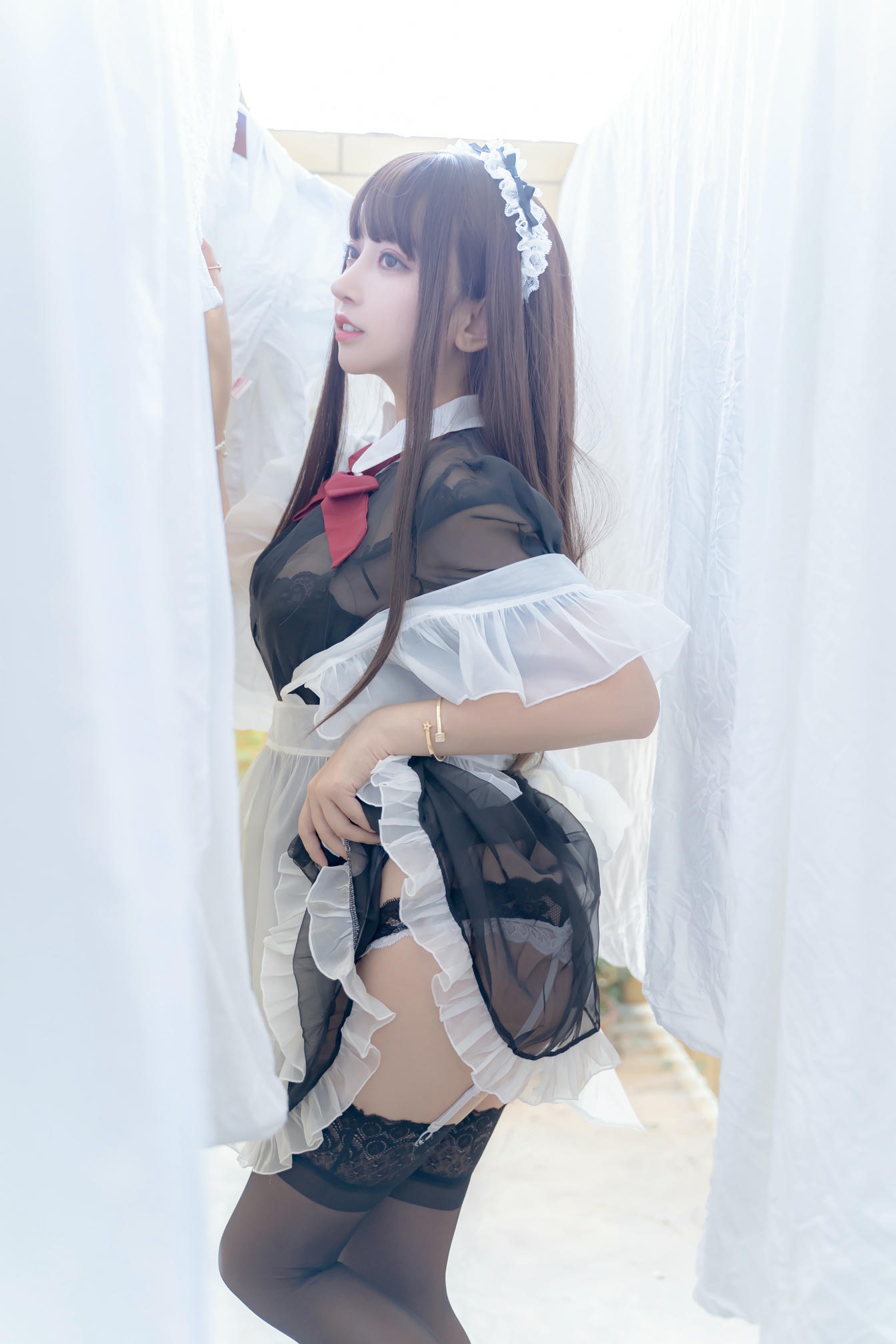 过期米线线喵 NO.067 女仆透 [49P-69MB]_第3集