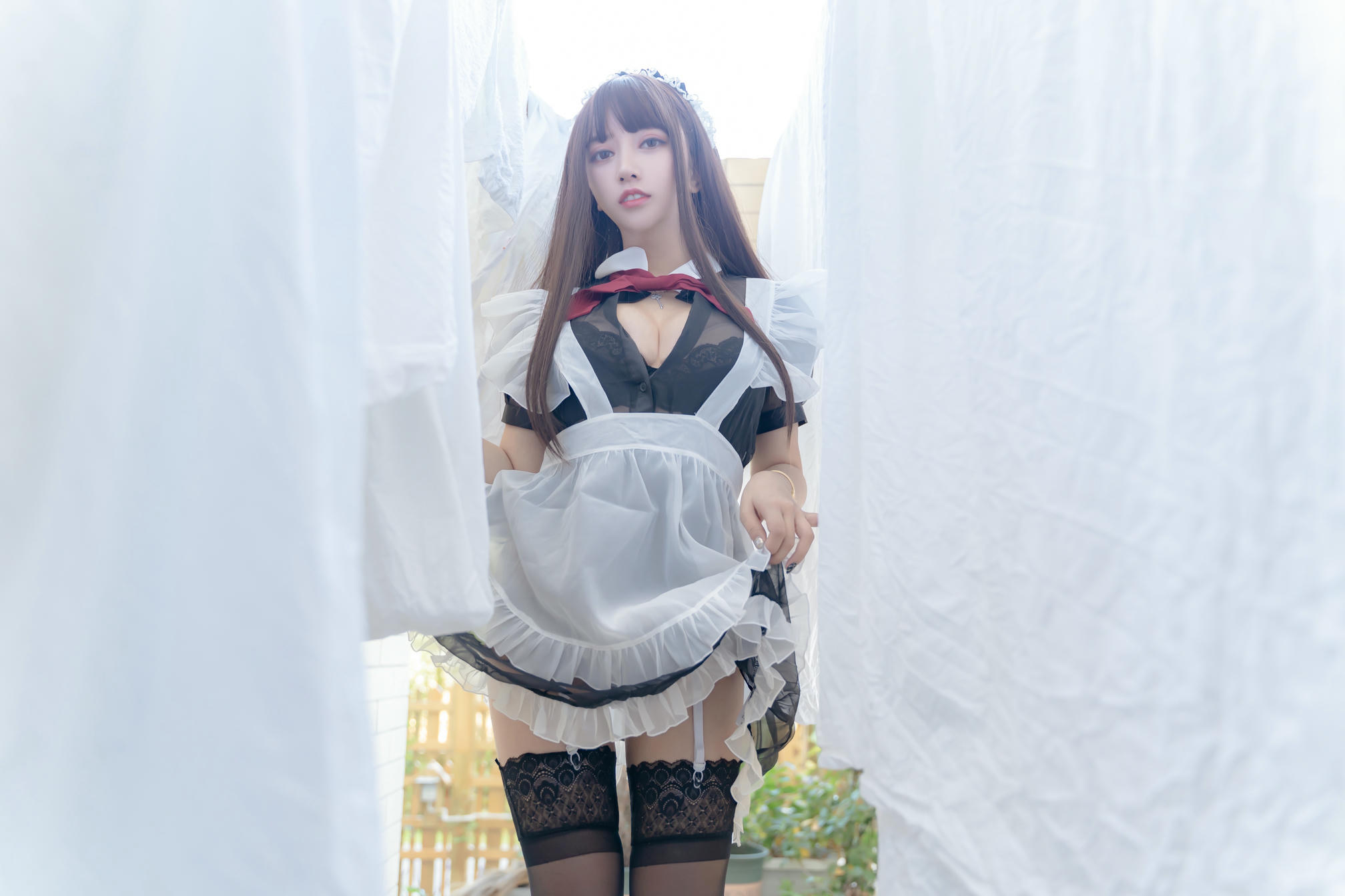 过期米线线喵 NO.067 女仆透 [49P-69MB]_第3集