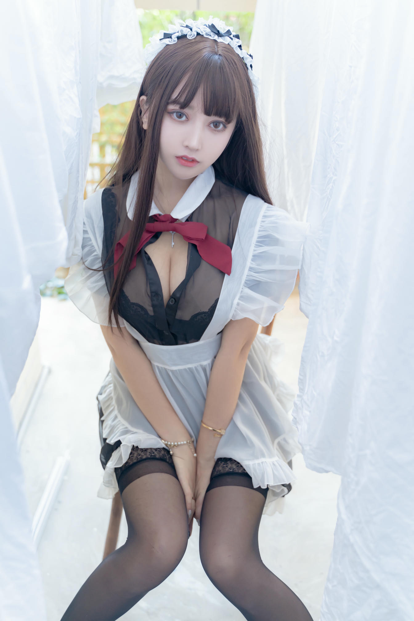 过期米线线喵 NO.067 女仆透 [49P-69MB]_第3集