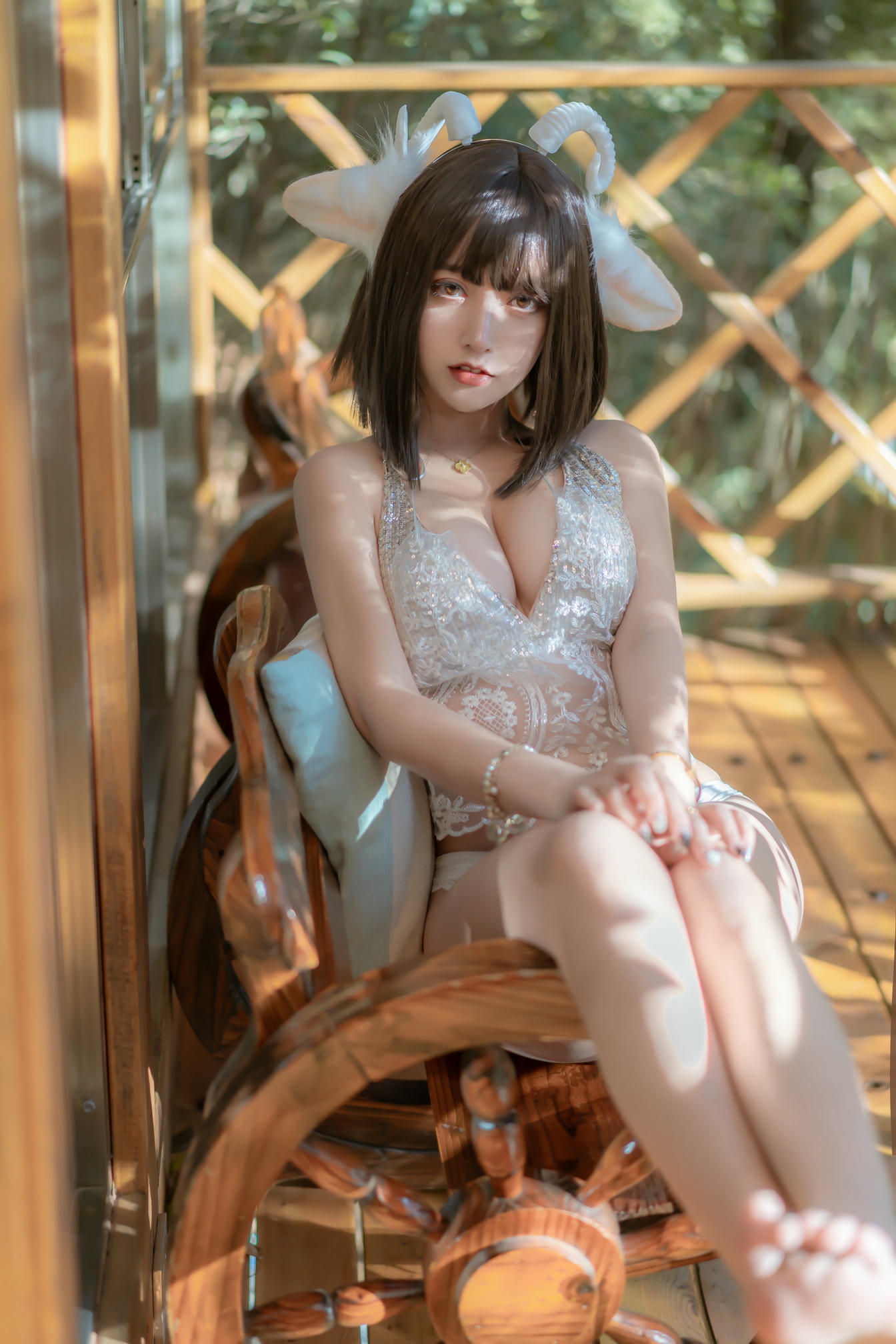 过期米线线喵 NO.069 小羊 [66P-101MB]_第1集