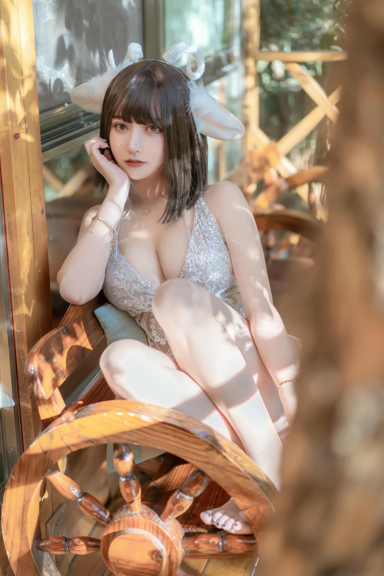 过期米线线喵 NO.069 小羊 [66P-101MB]_第2集