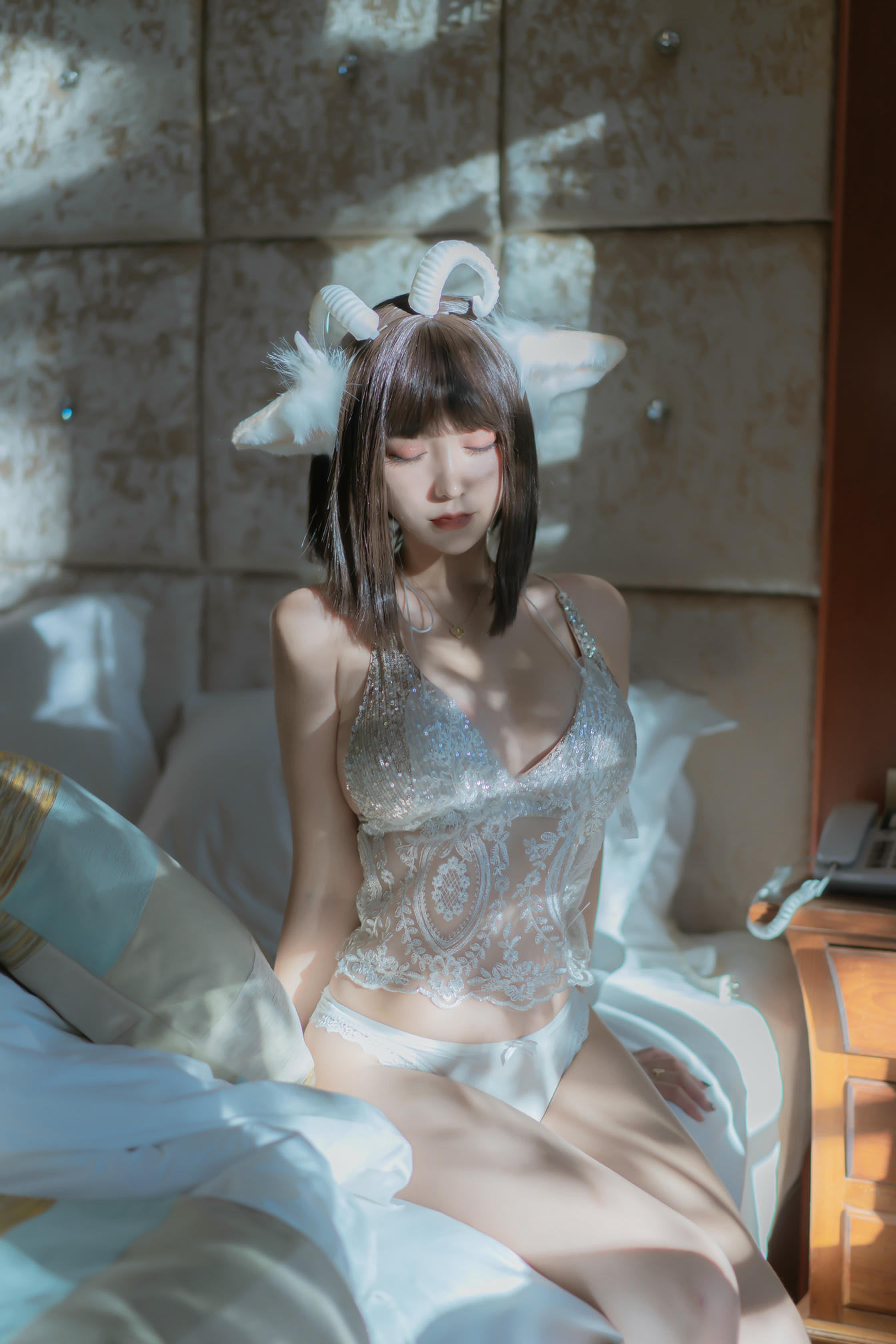 过期米线线喵 NO.069 小羊 [66P-101MB]_第3集