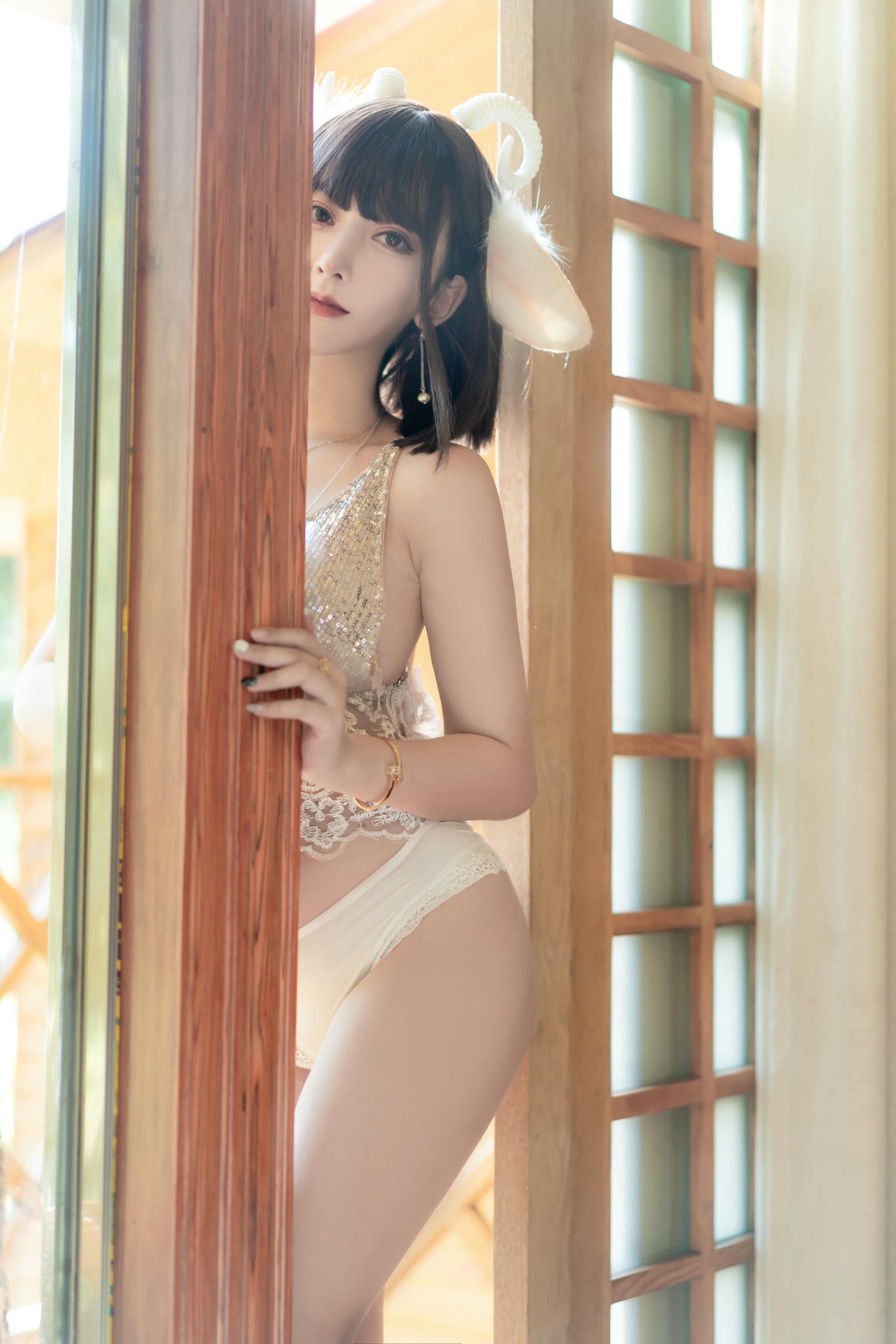 过期米线线喵 NO.069 小羊 [66P-101MB]_第1集