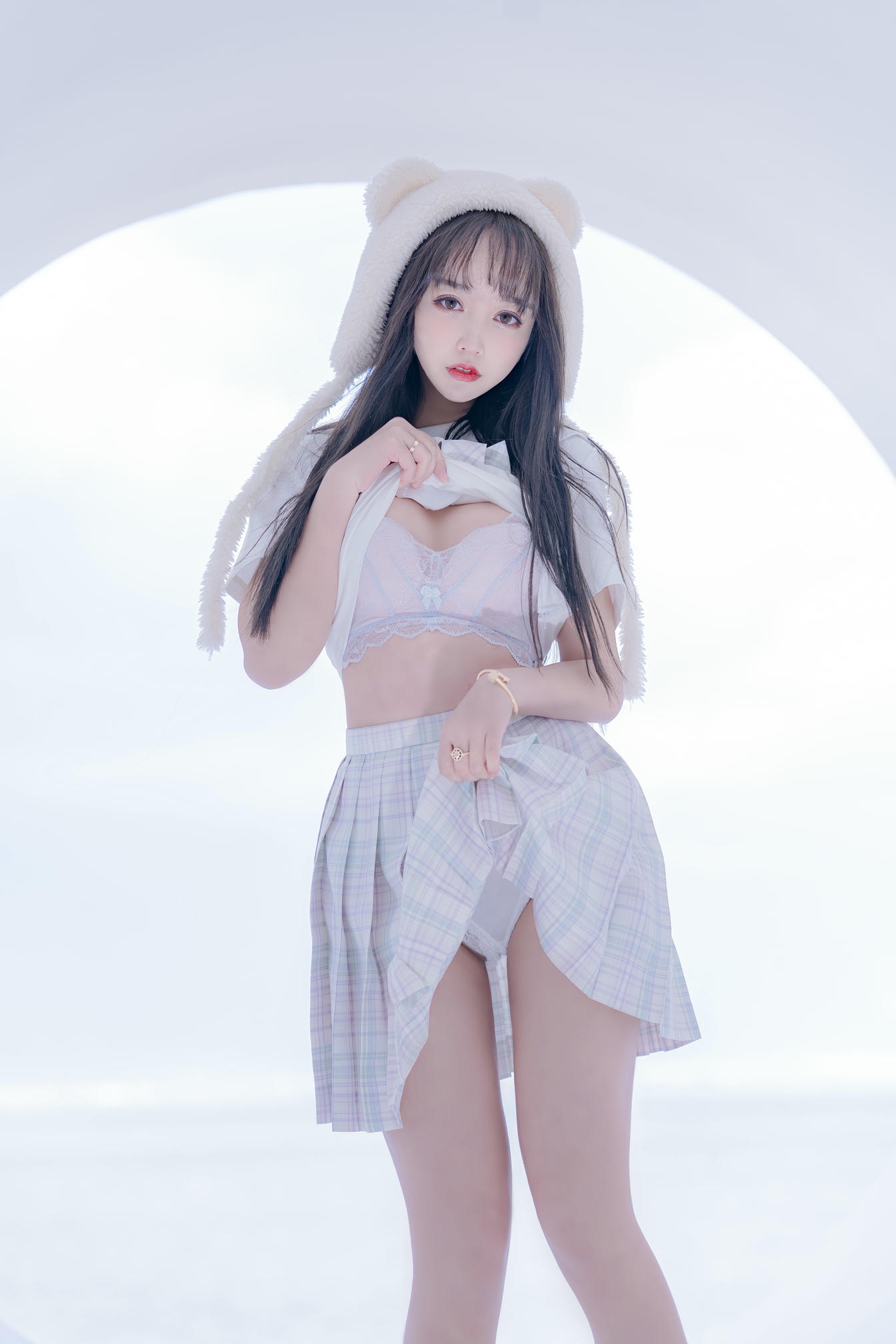 过期米线线喵 NO.070 天台JK [58P-86MB]_第3集