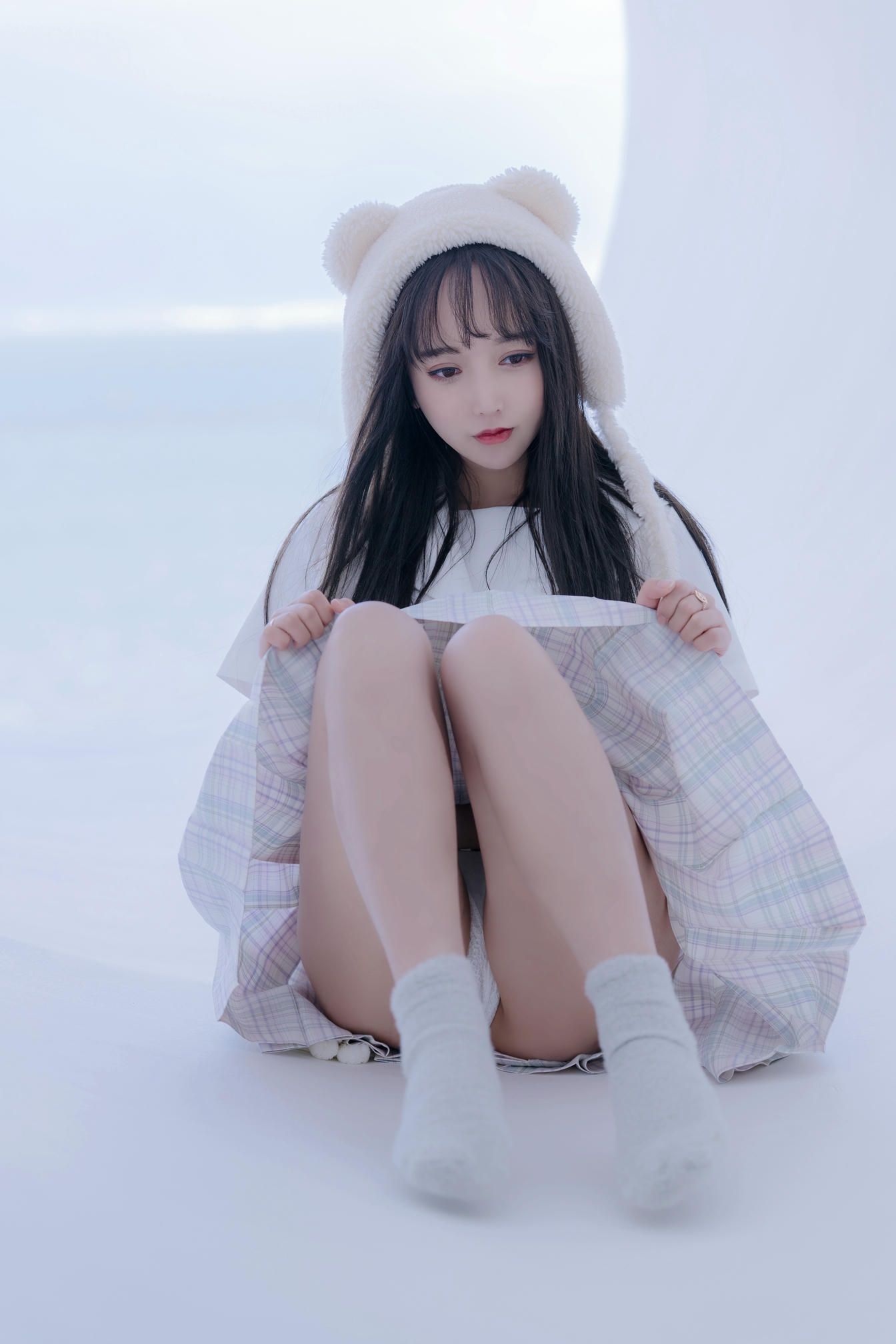 过期米线线喵 NO.070 天台JK [58P-86MB]_第3集