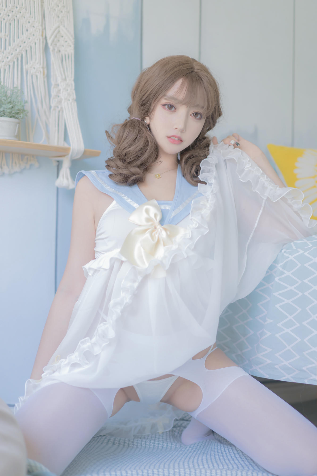 过期米线线喵 NO.071 喝汽水 [55P-63MB]_第3集