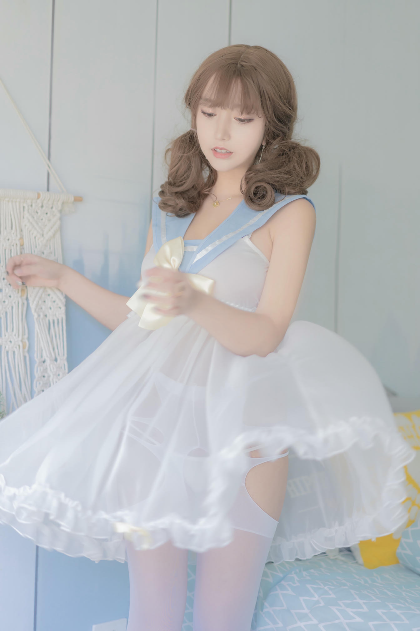 过期米线线喵 NO.071 喝汽水 [55P-63MB]_第3集