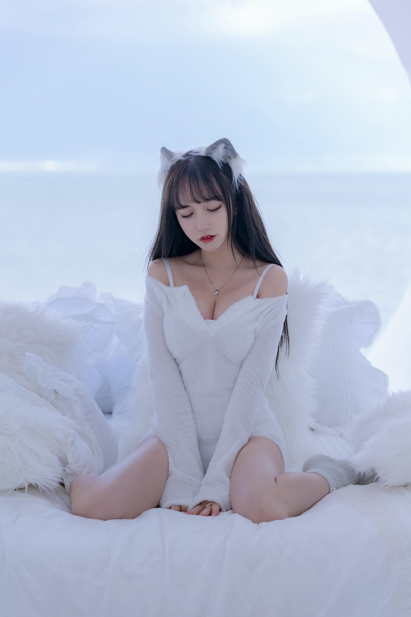 过期米线线喵 NO.073 小白狼 [56P-76MB]_第2集