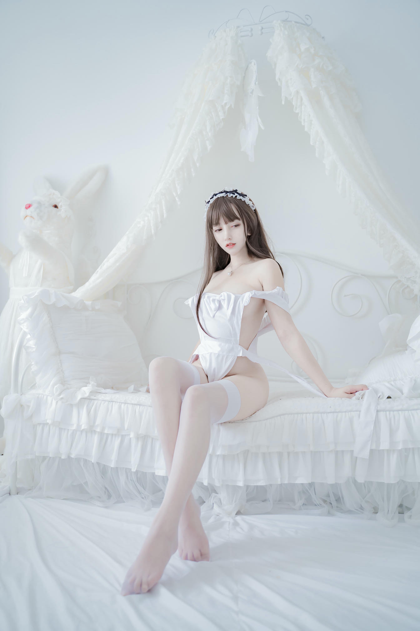 过期米线线喵 NO.080 连体围裙 [31P-61MB]_第2集