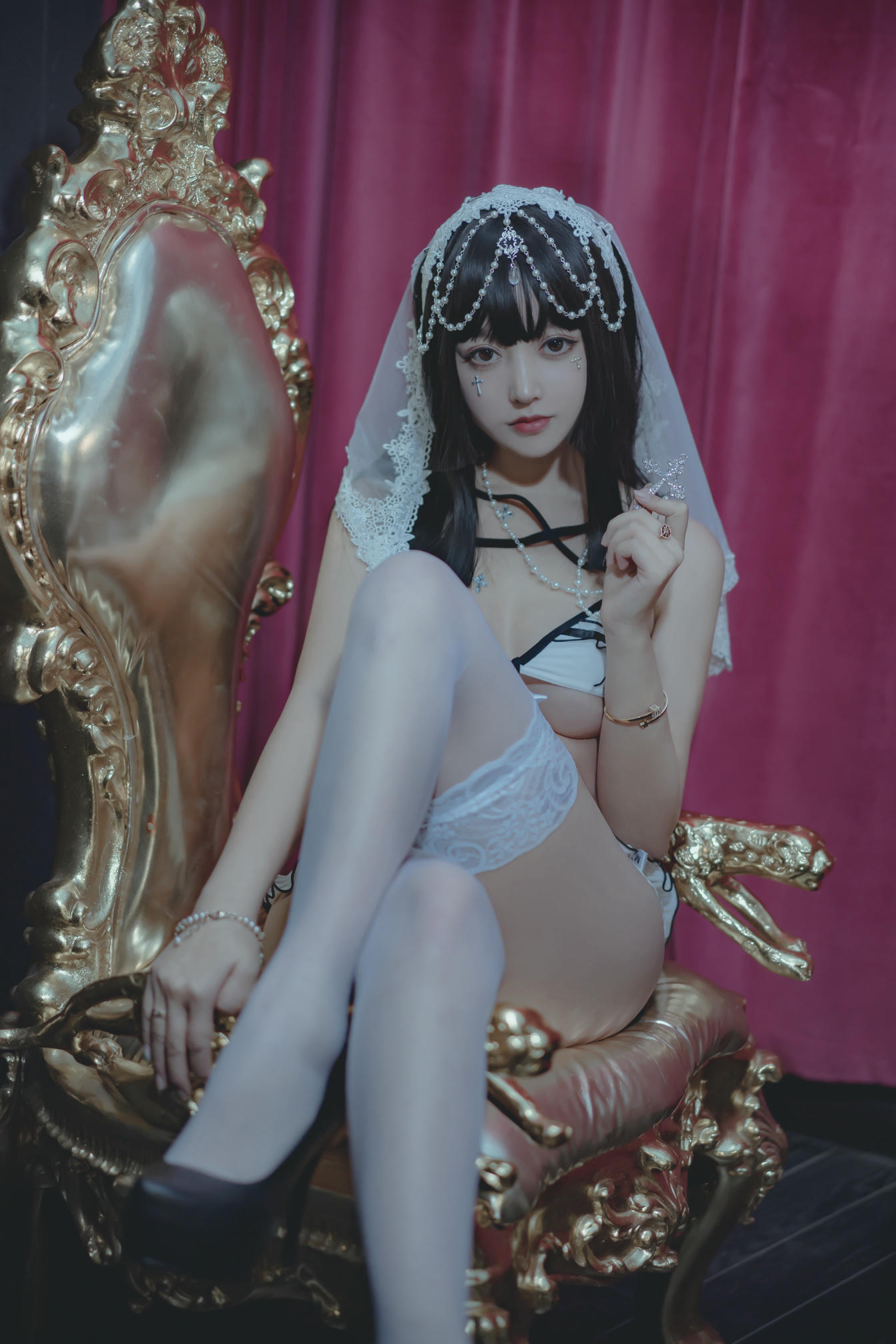 过期米线线喵 NO.087 修女 [53P-81MB]_第2集