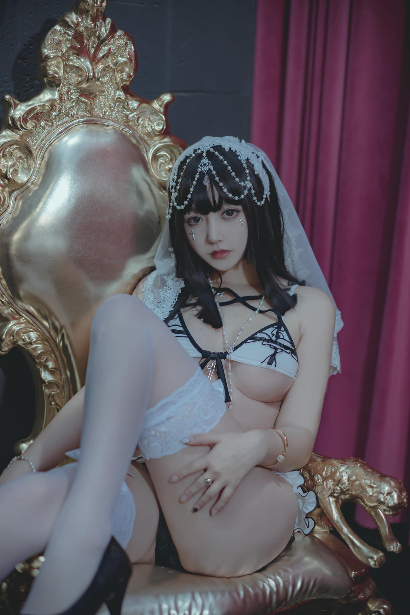 过期米线线喵 NO.087 修女 [53P-81MB]_第2集