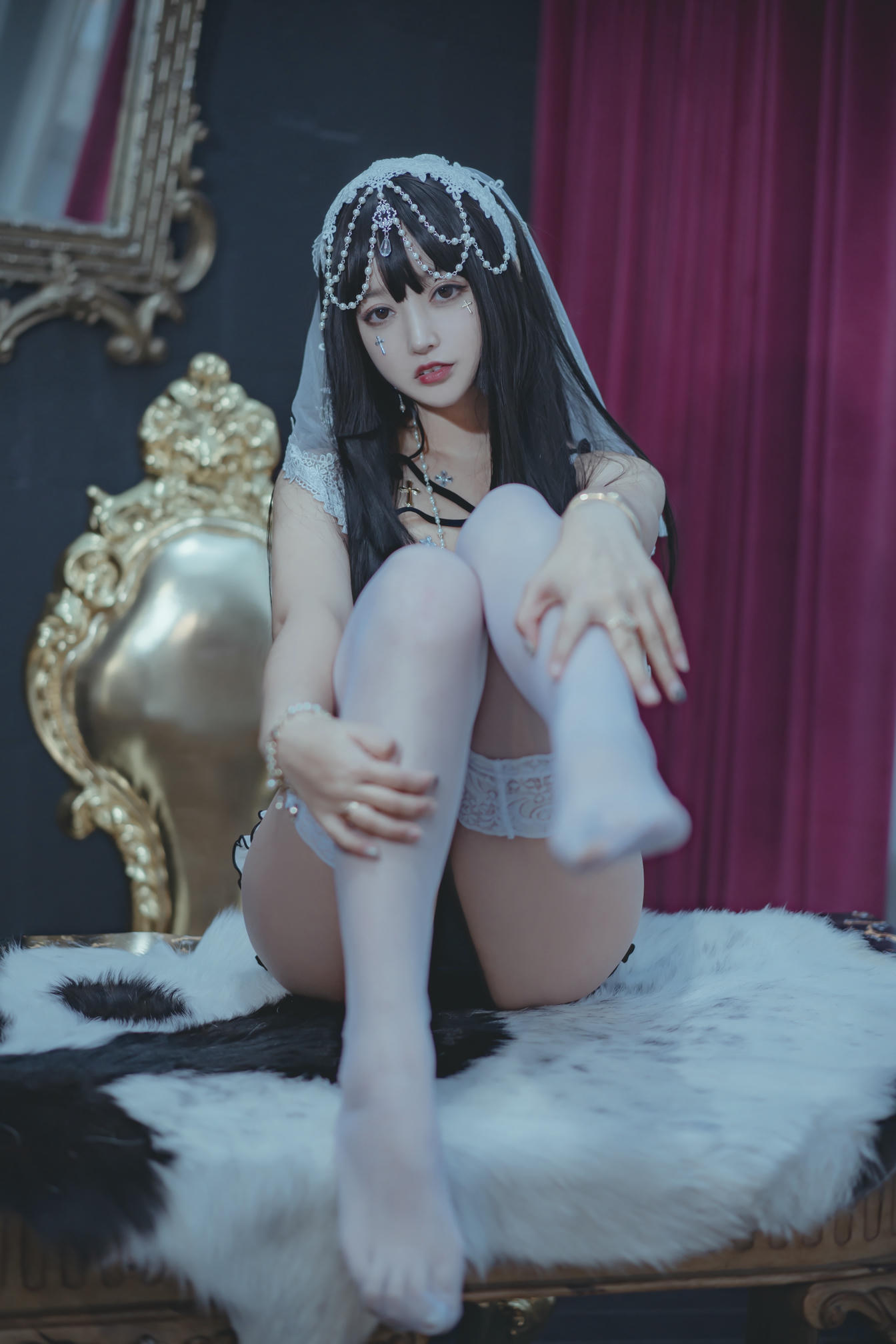 过期米线线喵 NO.087 修女 [53P-81MB]_第1集