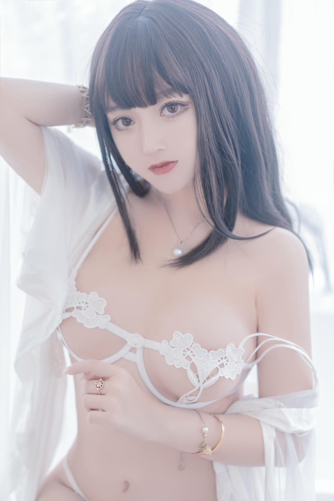 过期米线线喵 NO.091 镂空内衣 [65P-83MB]_第4集