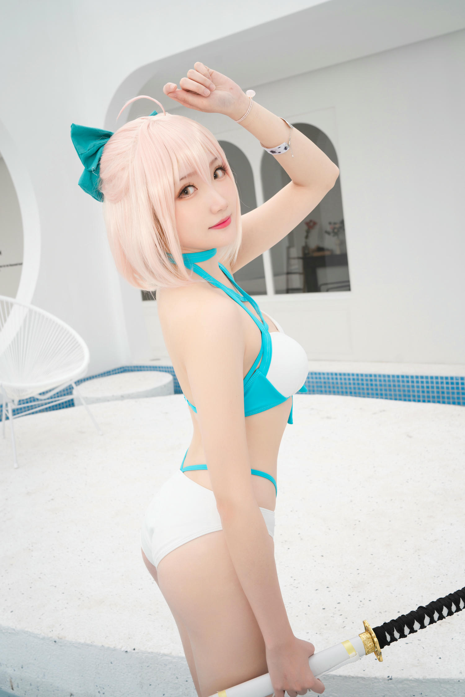 瓜希酱 NO.015 总司水着满破_第1集