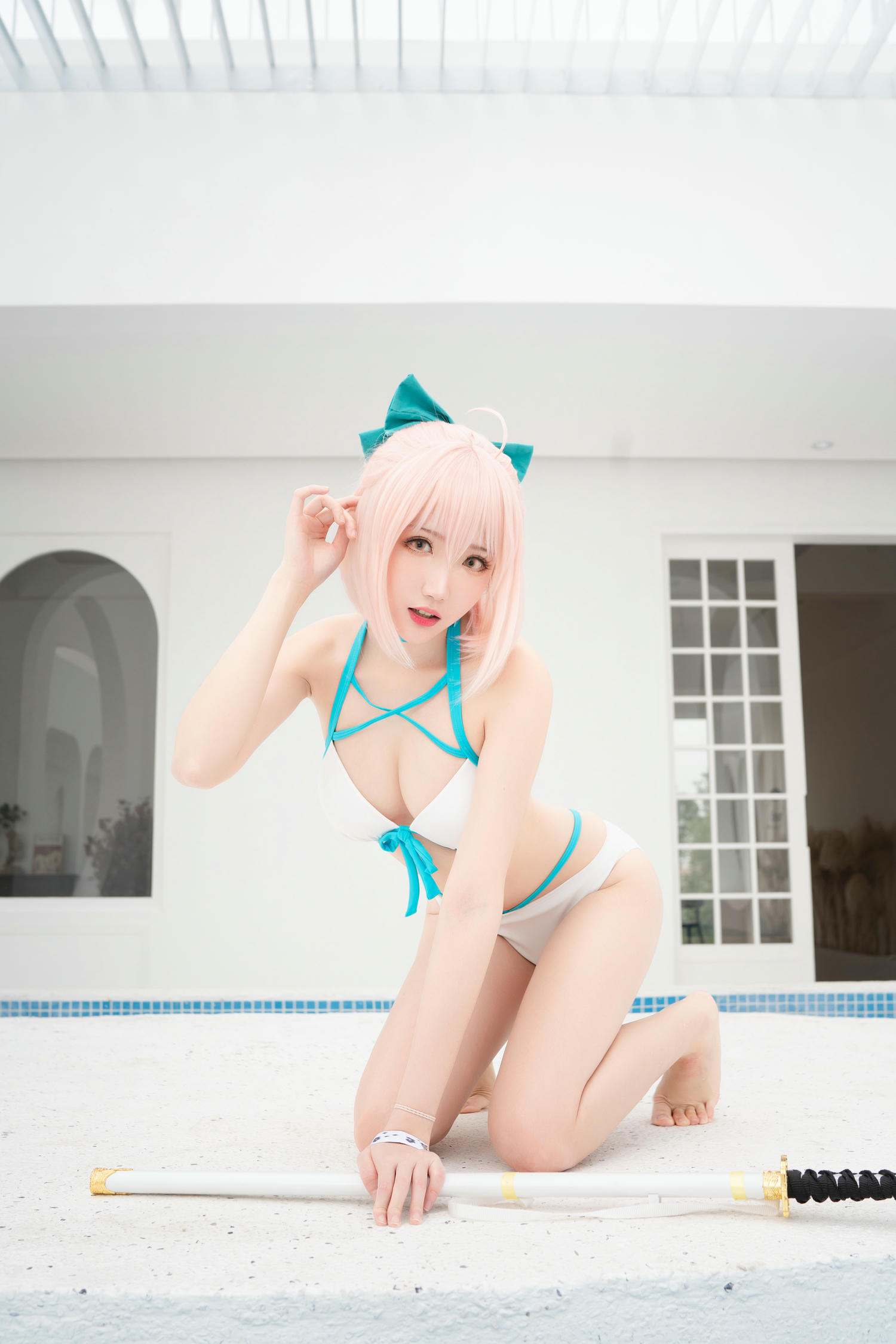 瓜希酱 NO.015 总司水着满破_第1集