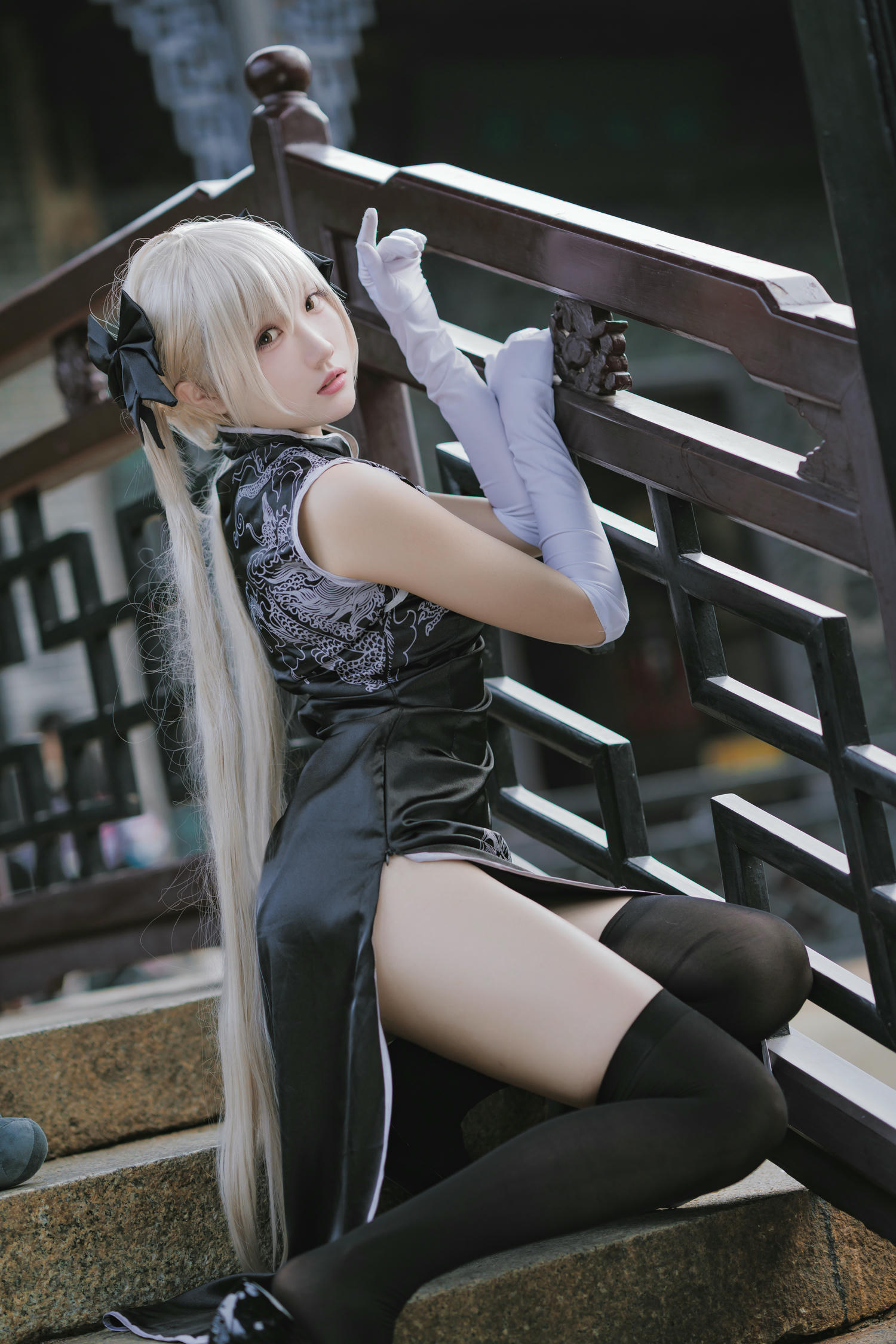 瓜希酱 NO.018 穹妹 黑旗袍_第1集