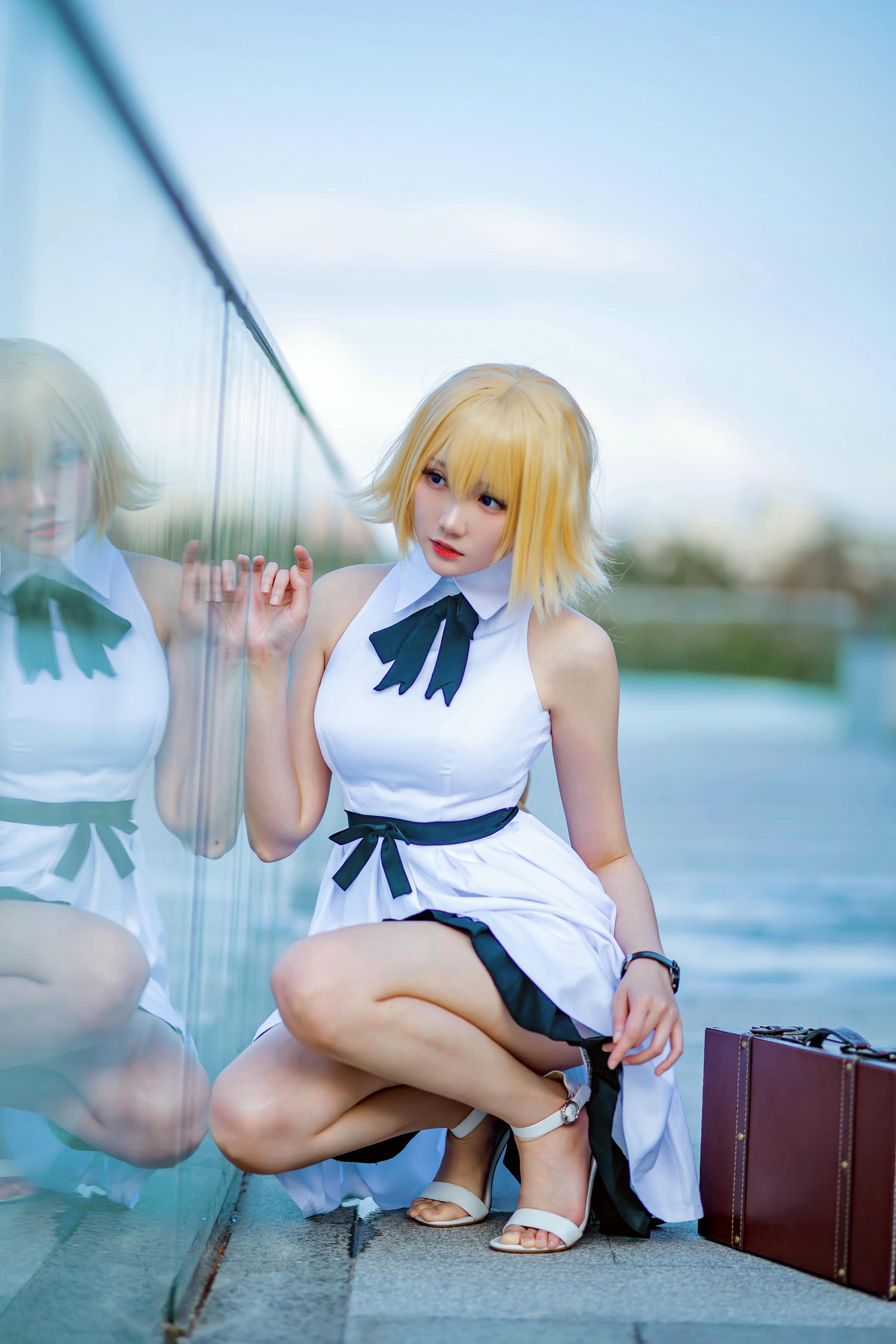 瓜希酱 NO.022 贞德三周年白裙德_第1集