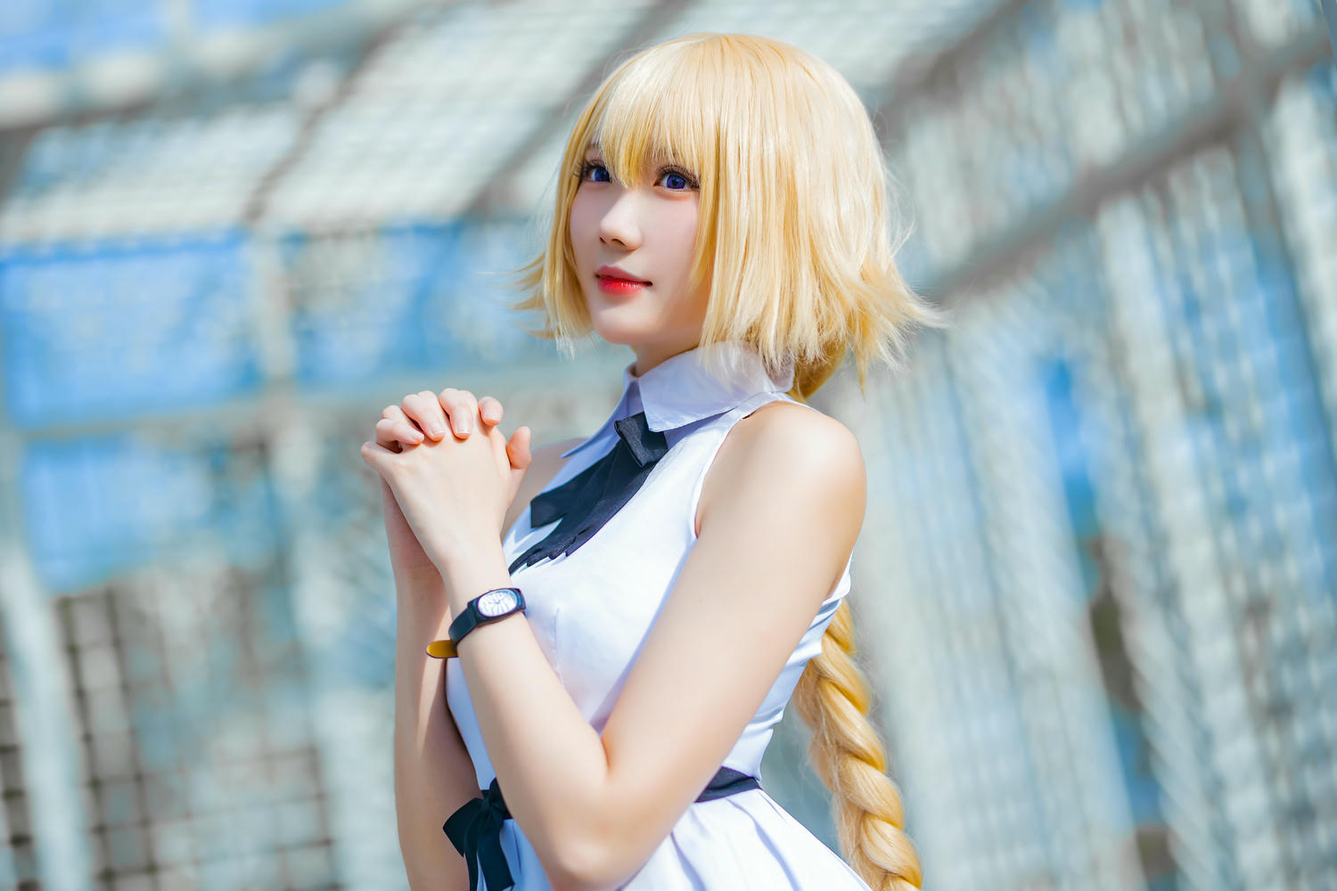 瓜希酱 NO.022 贞德三周年白裙德_第1集