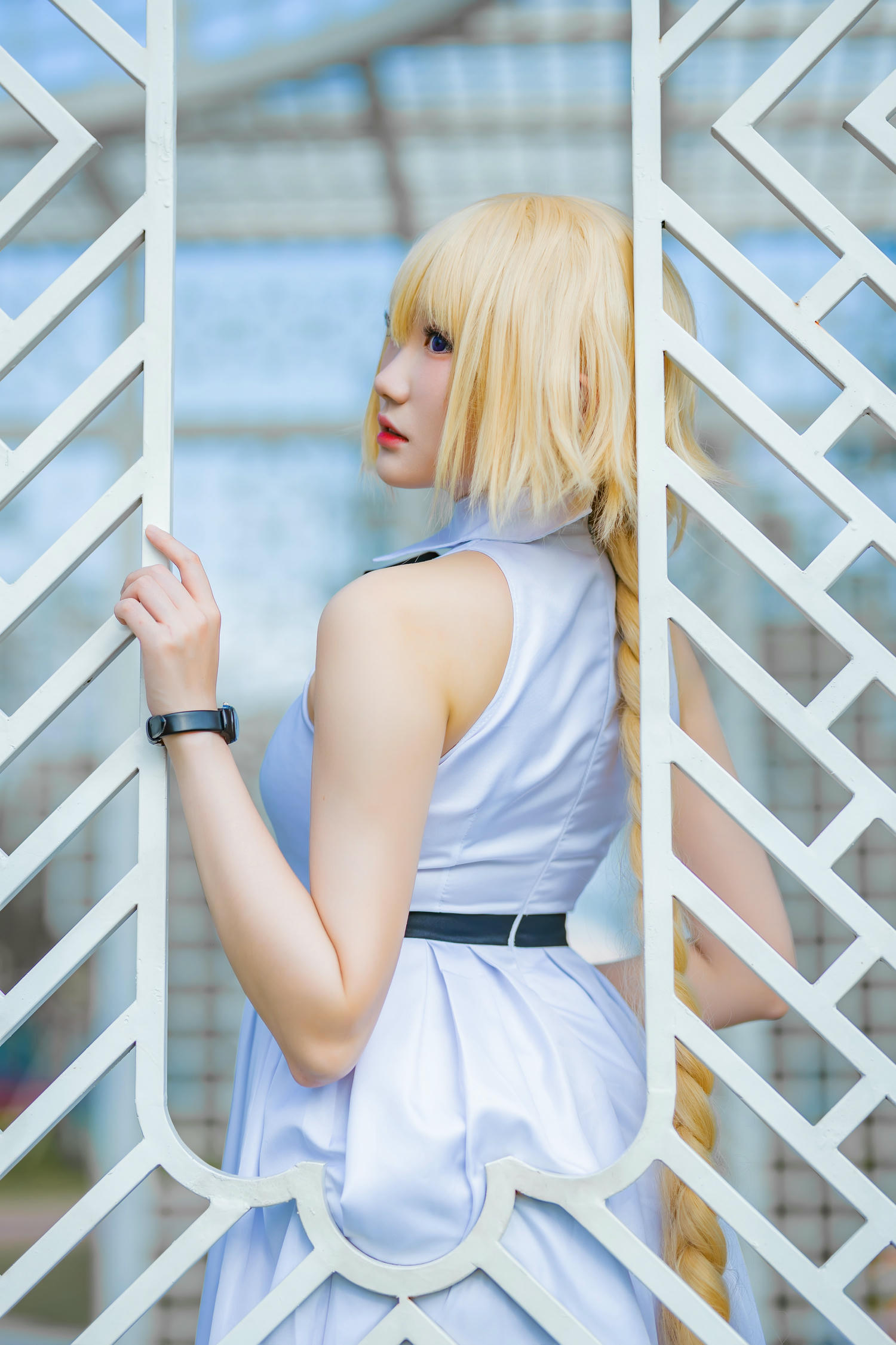 瓜希酱 NO.022 贞德三周年白裙德_第1集