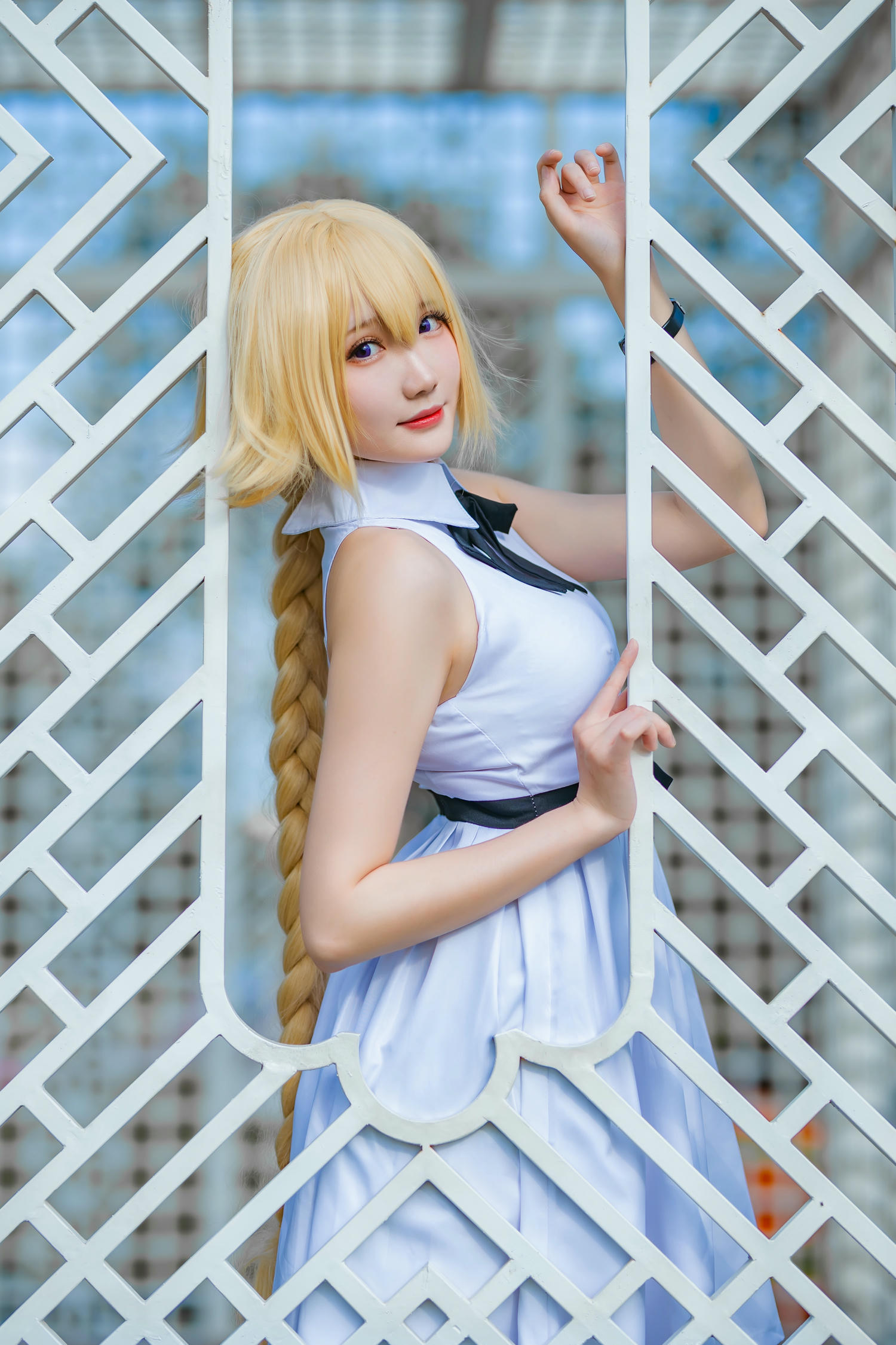 瓜希酱 NO.022 贞德三周年白裙德_第1集