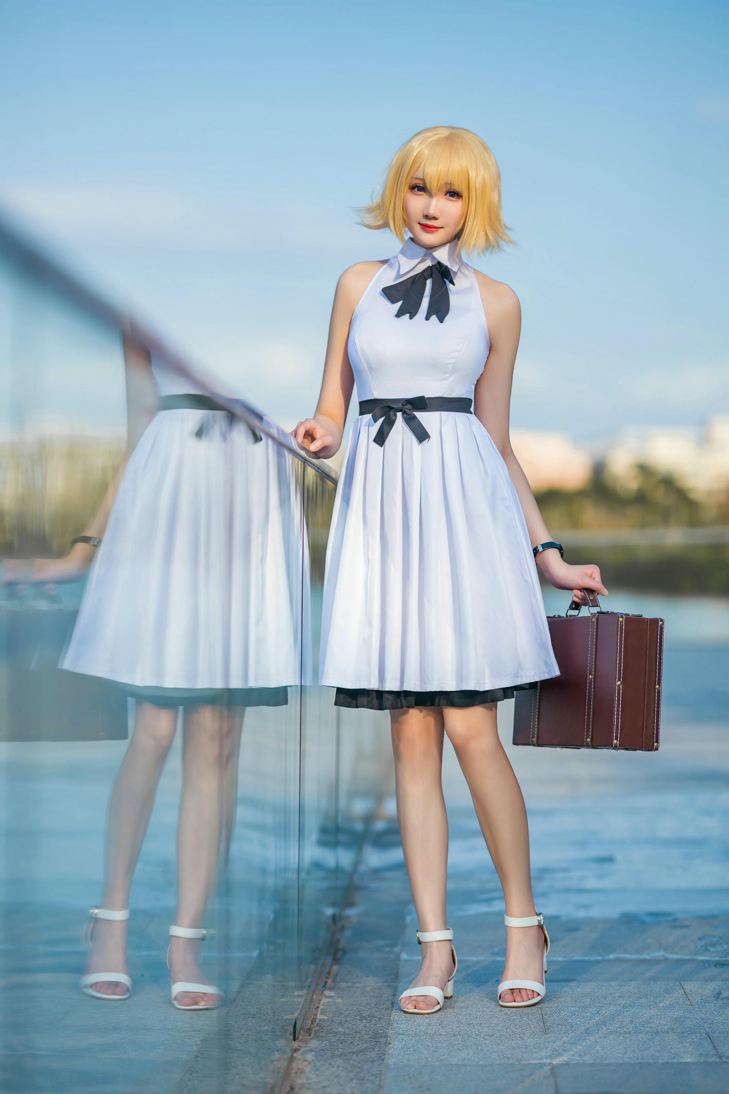 瓜希酱 NO.022 贞德三周年白裙德_第1集