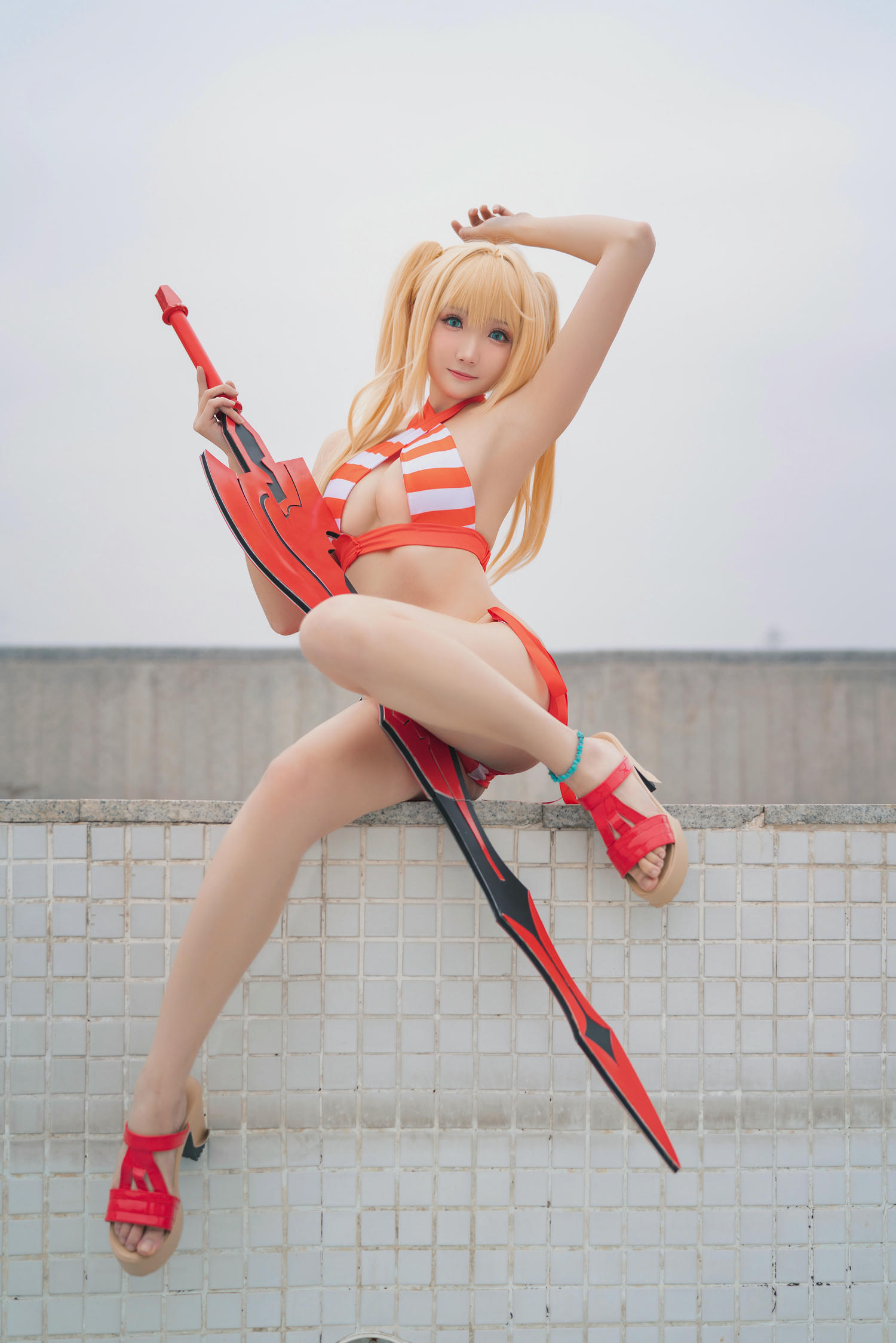 瓜希酱 NO.032 尼禄水着 [20P-91MB]_第1集