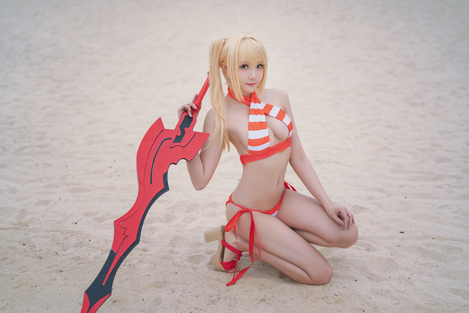 瓜希酱 NO.032 尼禄水着 [20P-91MB]_第1集