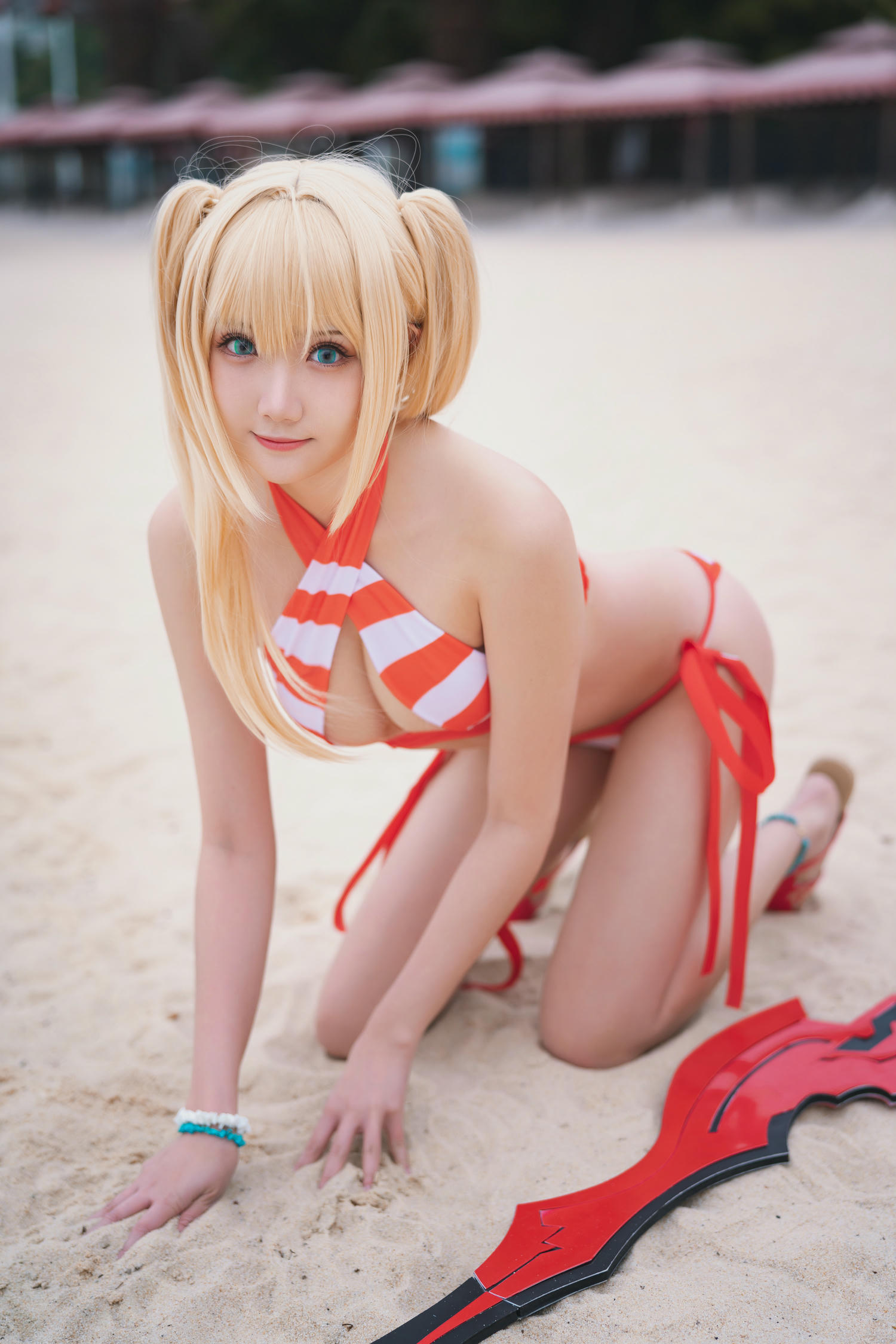 瓜希酱 NO.032 尼禄水着 [20P-91MB]_第1集