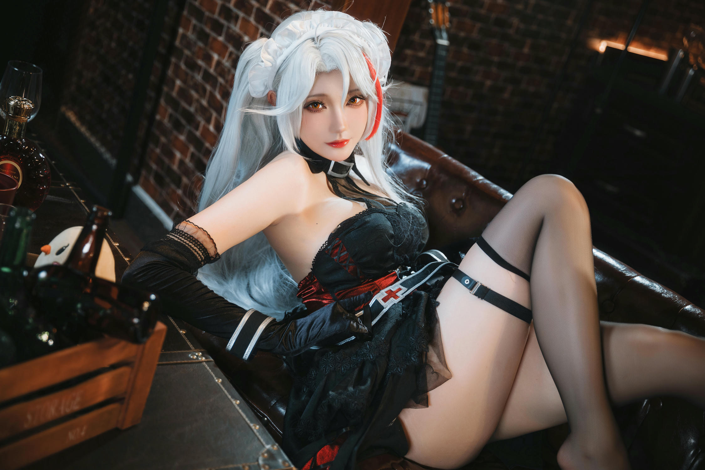 瓜希酱 NO.052 碧蓝航线 欧根亲王沉醉于夜 [20P-150MB]_第1集