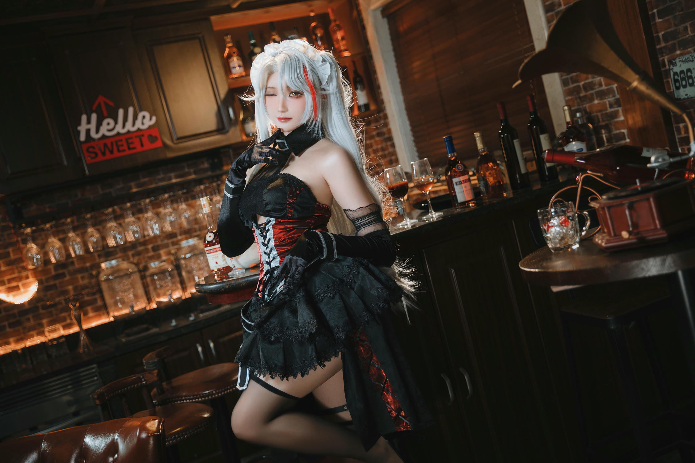 瓜希酱 NO.052 碧蓝航线 欧根亲王沉醉于夜 [20P-150MB]_第1集