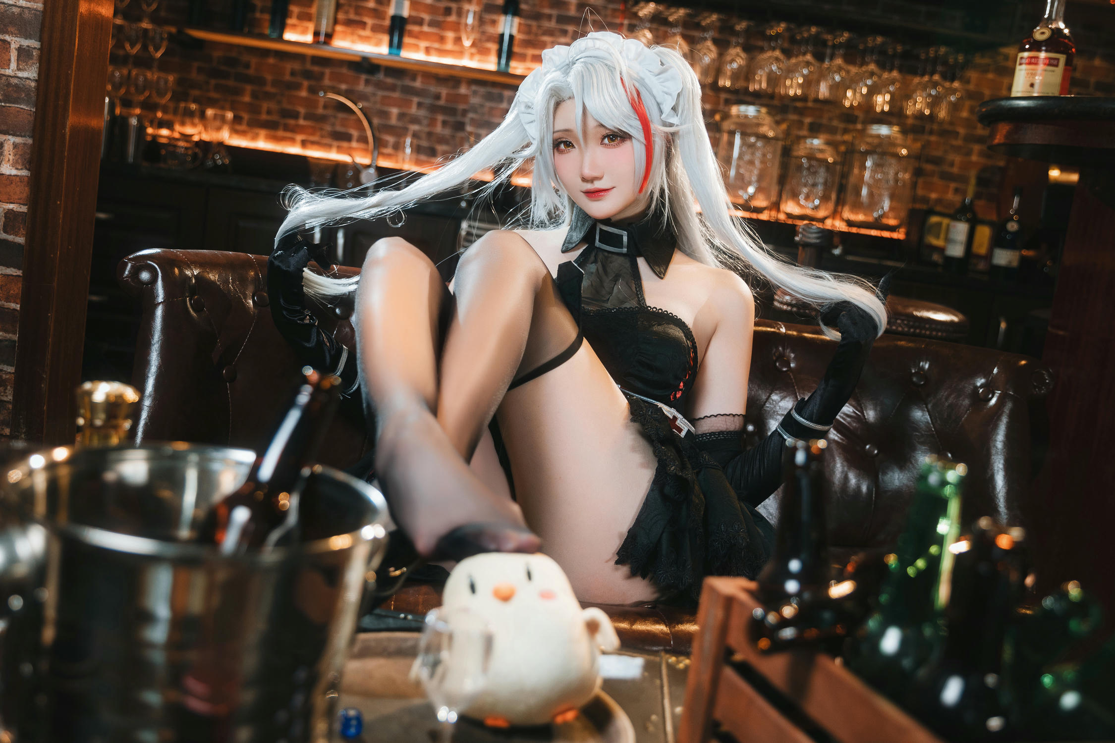 瓜希酱 NO.052 碧蓝航线 欧根亲王沉醉于夜 [20P-150MB]_第1集