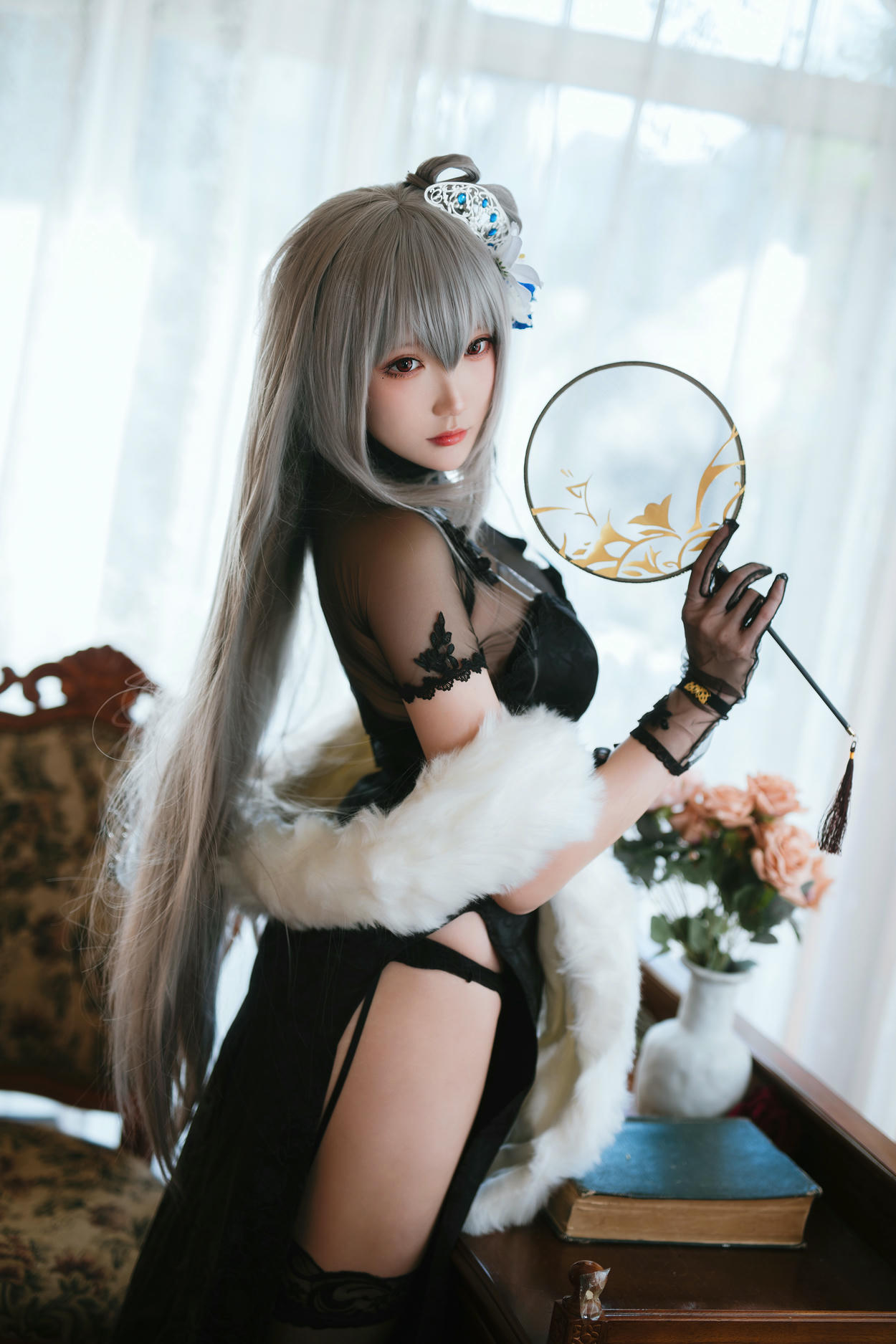 瓜希酱 NO.059 碧蓝航线 路易九世旗袍 [18P-83MB]_第1集