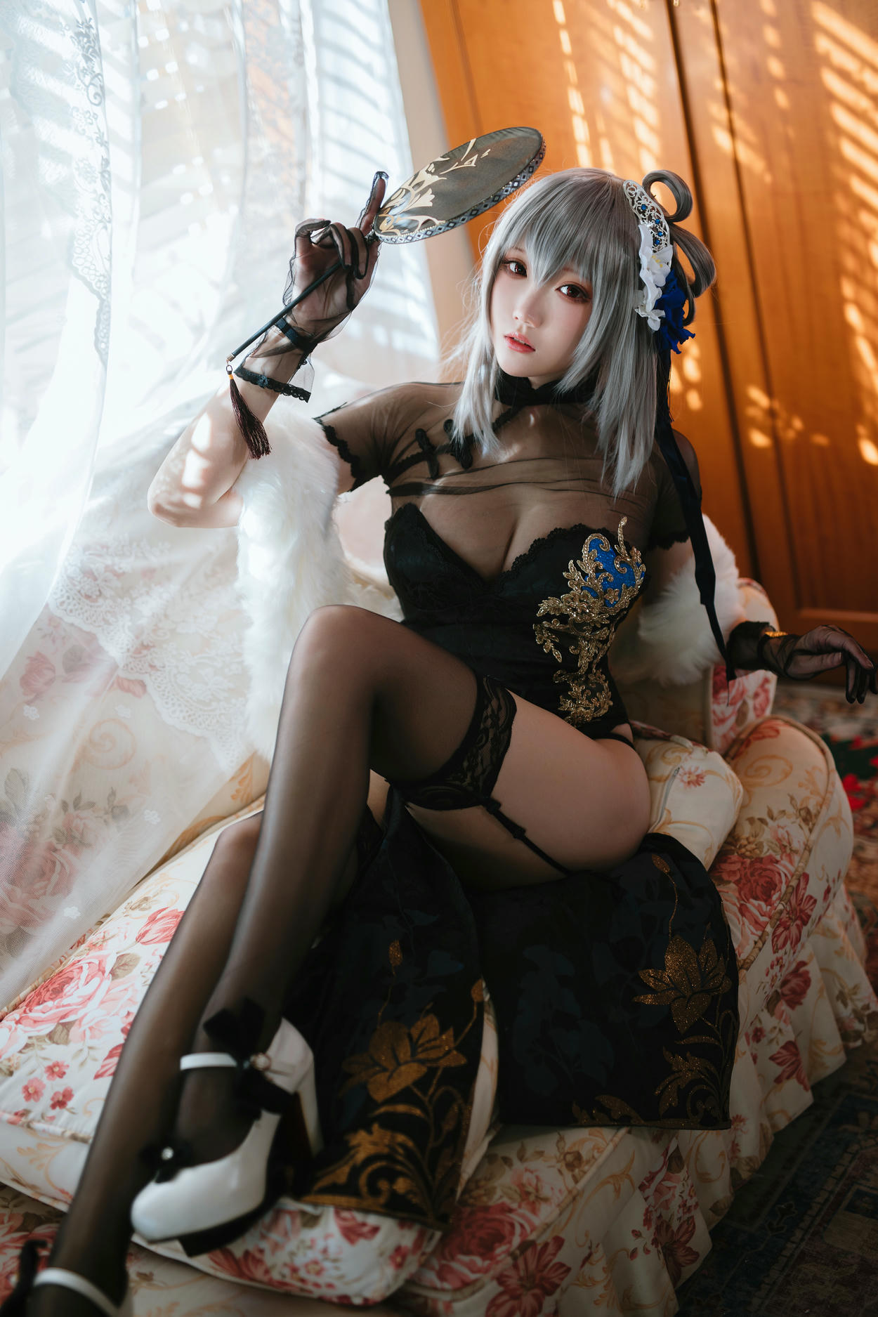 瓜希酱 NO.059 碧蓝航线 路易九世旗袍 [18P-83MB]_第1集