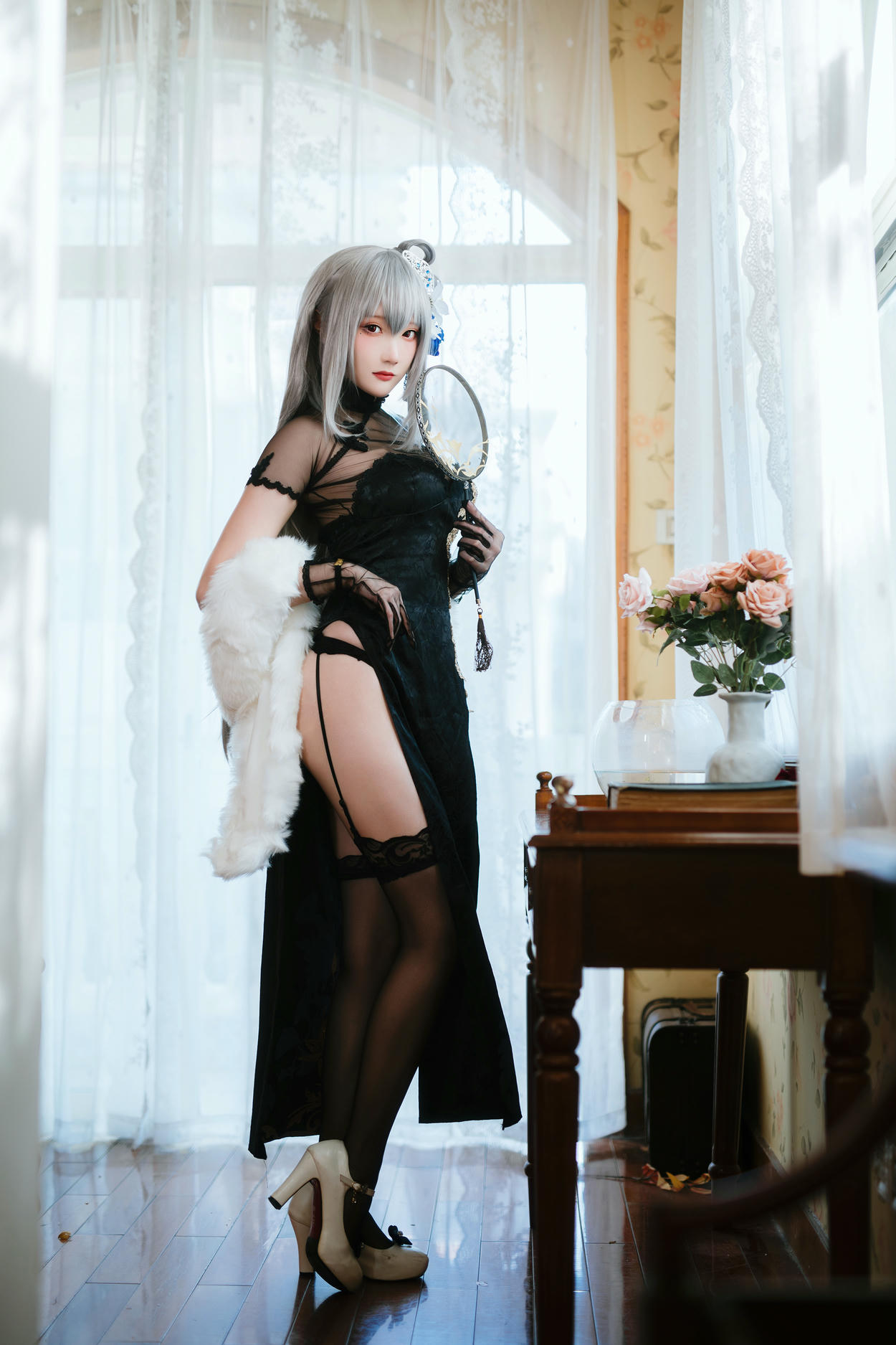 瓜希酱 NO.059 碧蓝航线 路易九世旗袍 [18P-83MB]_第1集