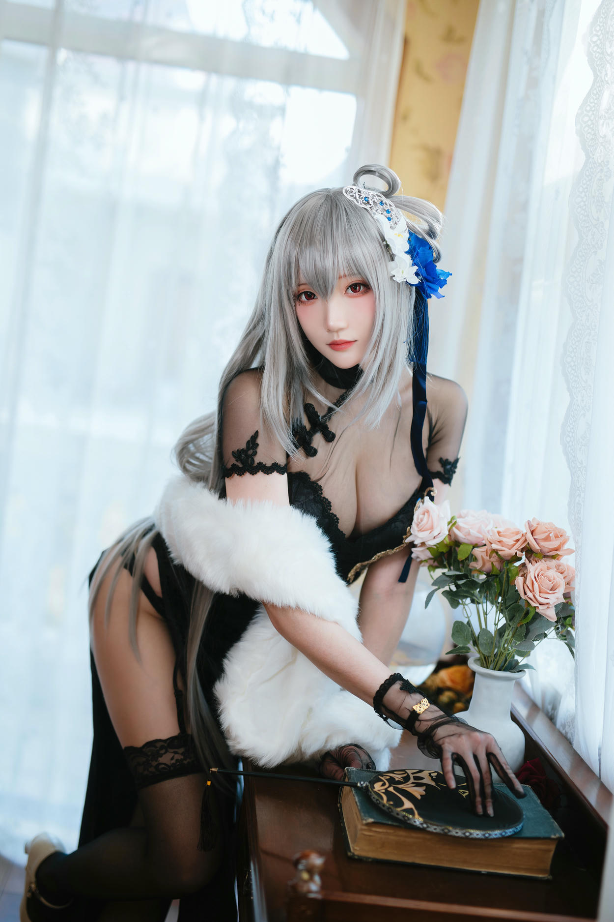 瓜希酱 NO.059 碧蓝航线 路易九世旗袍 [18P-83MB]_第1集