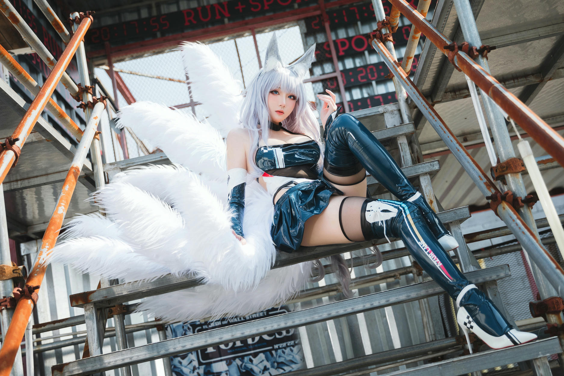 瓜希酱 NO.062 碧蓝航线 信浓赛车 [16P-82MB]_第1集