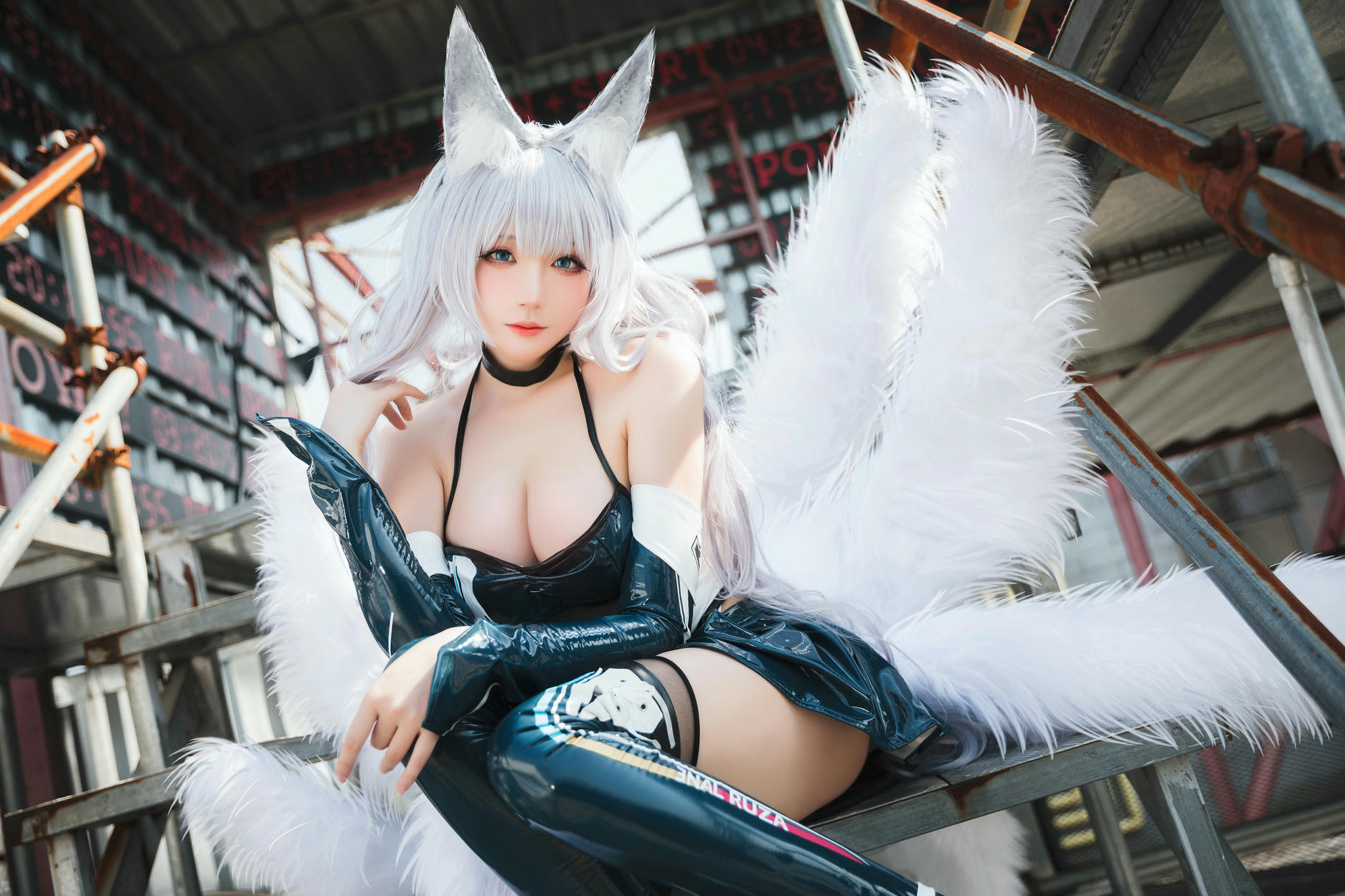 瓜希酱 NO.062 碧蓝航线 信浓赛车 [16P-82MB]_第1集