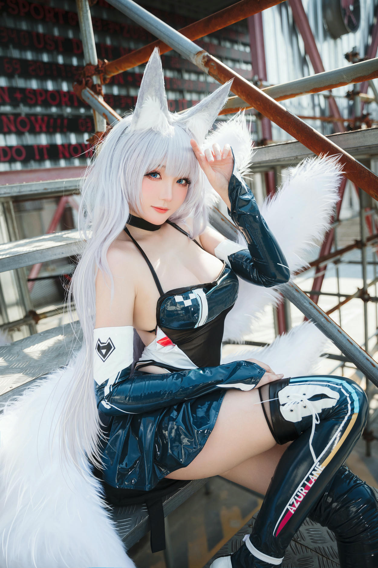 瓜希酱 NO.062 碧蓝航线 信浓赛车 [16P-82MB]_第1集