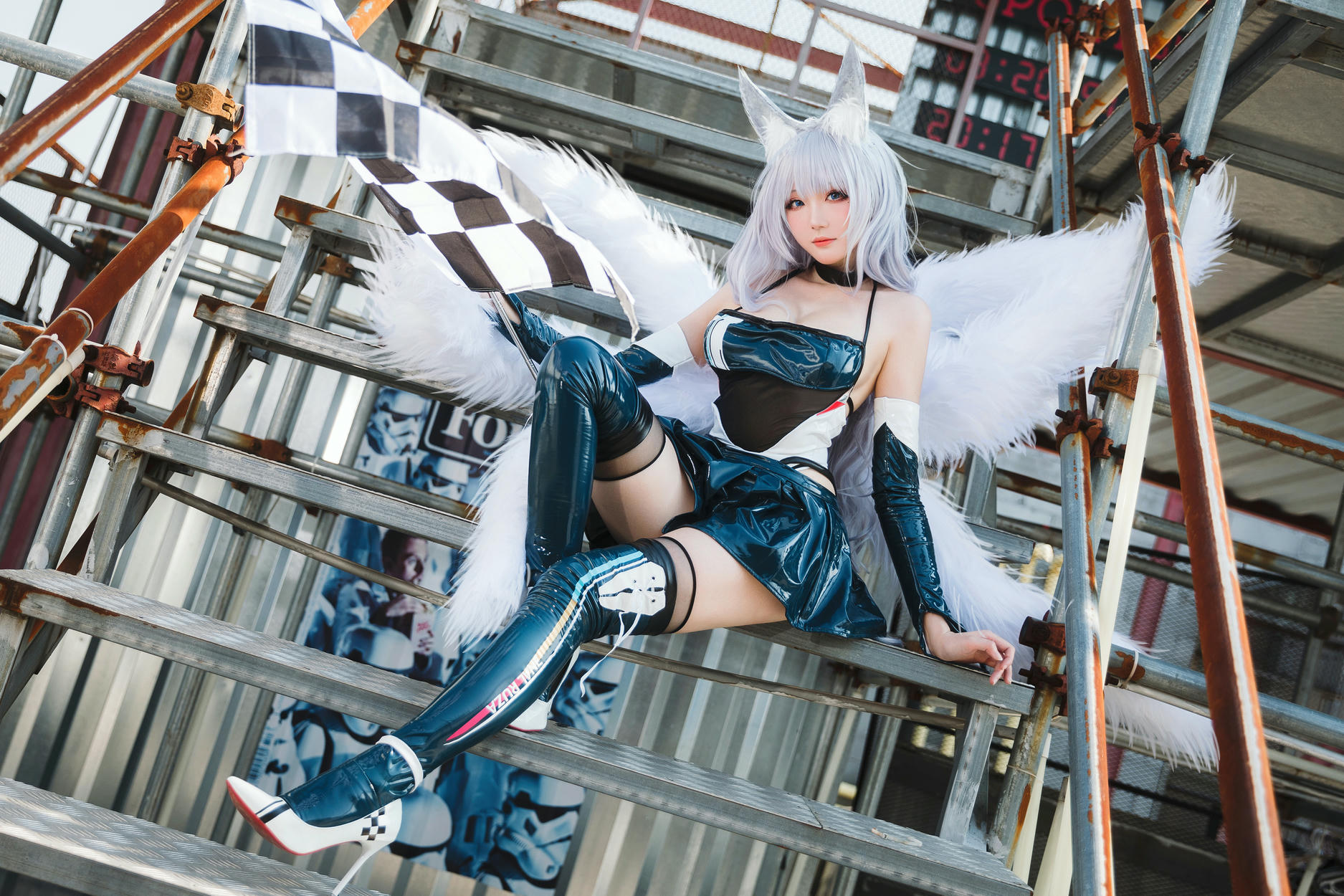 瓜希酱 NO.062 碧蓝航线 信浓赛车 [16P-82MB]_第1集