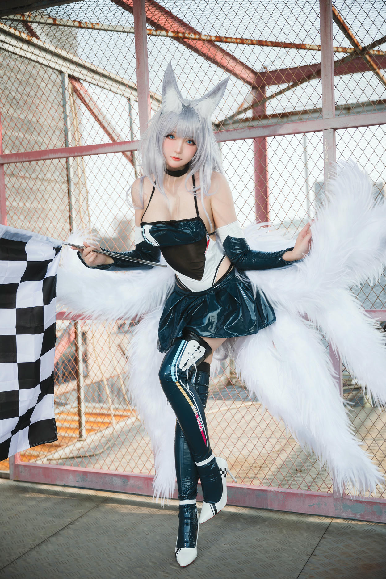 瓜希酱 NO.062 碧蓝航线 信浓赛车 [16P-82MB]_第1集