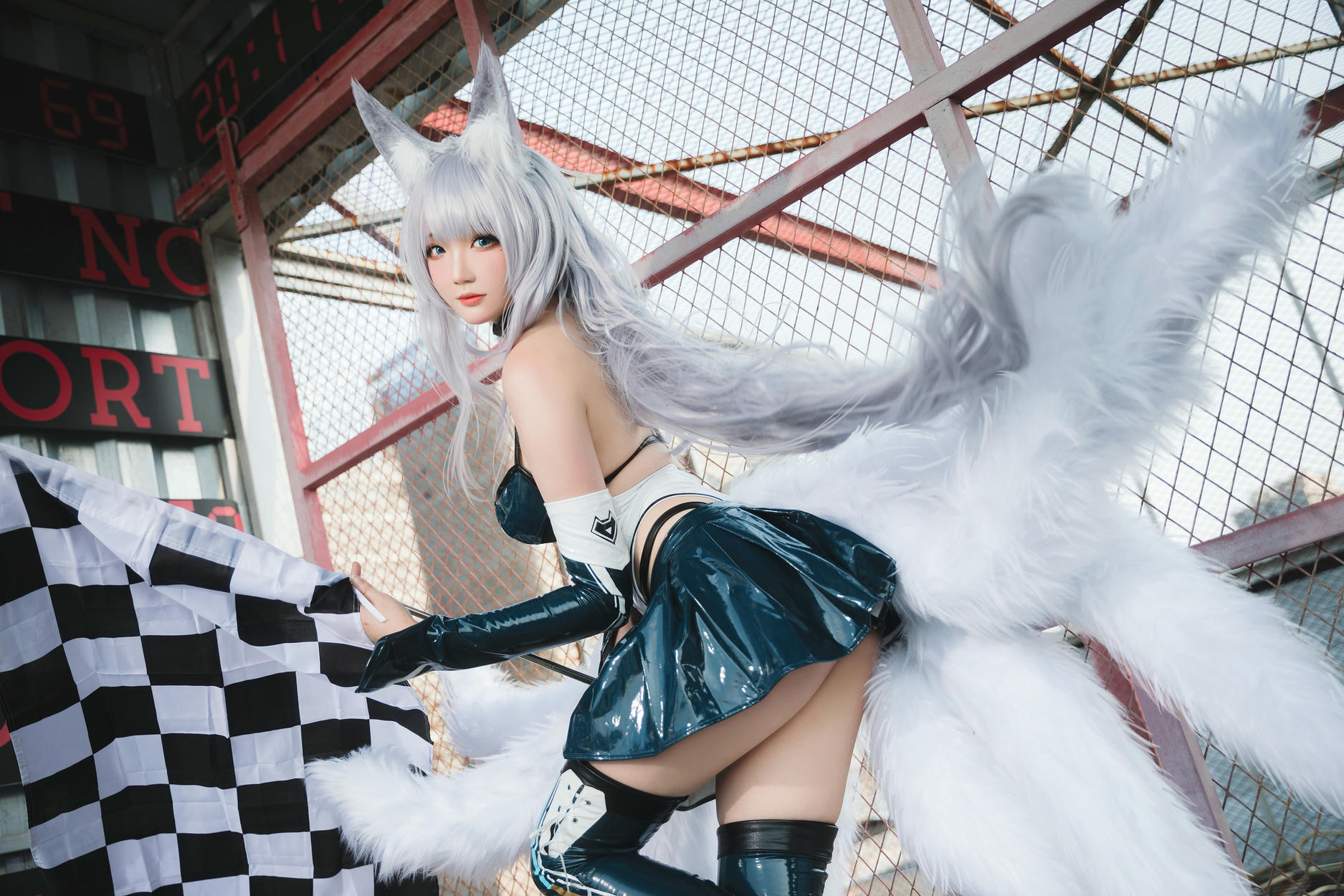 瓜希酱 NO.062 碧蓝航线 信浓赛车 [16P-82MB]_第1集