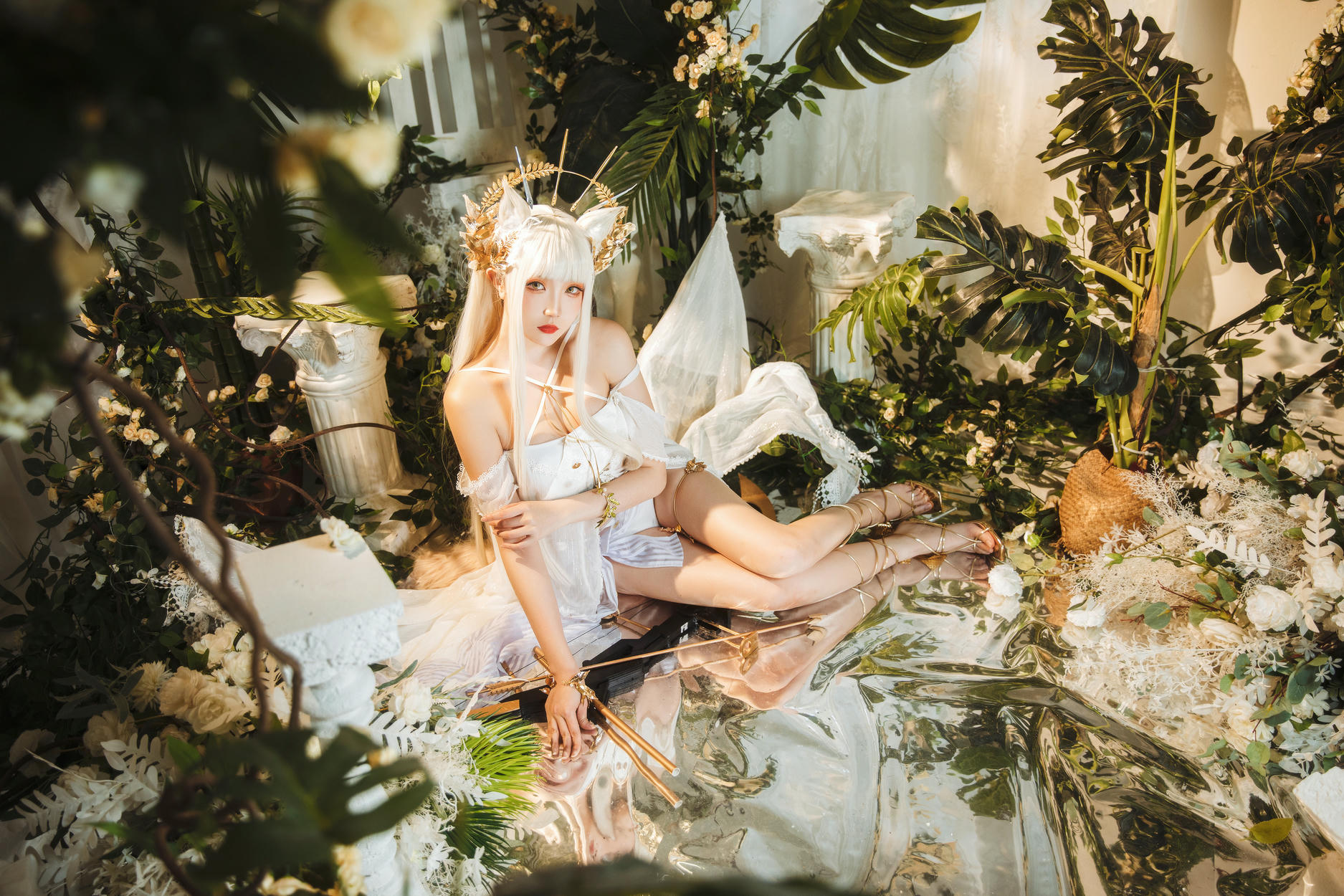 瓜希酱 NO.066 明日方舟 白金泳装 (Platinum) [25P-159MB]_第1集