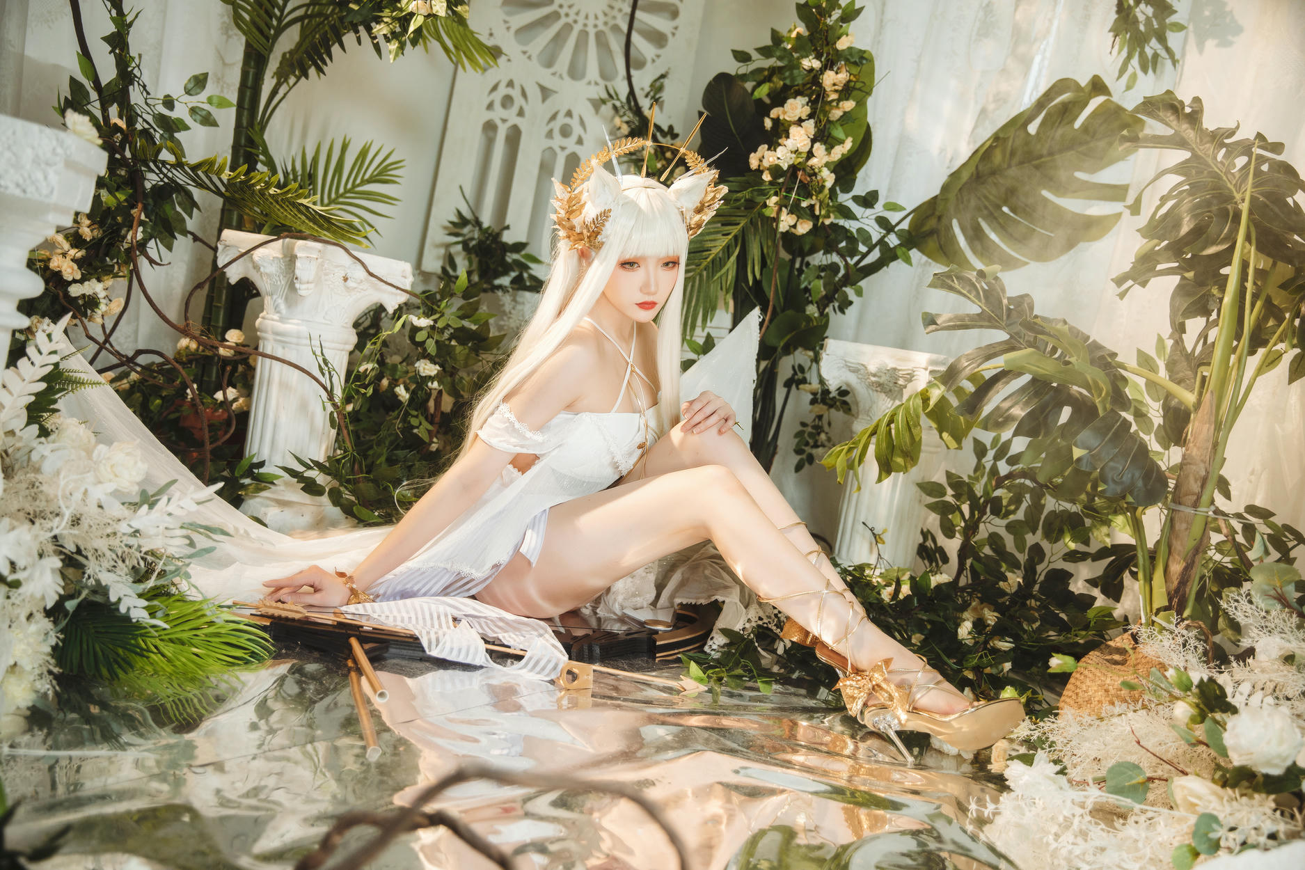 瓜希酱 NO.066 明日方舟 白金泳装 (Platinum) [25P-159MB]_第1集