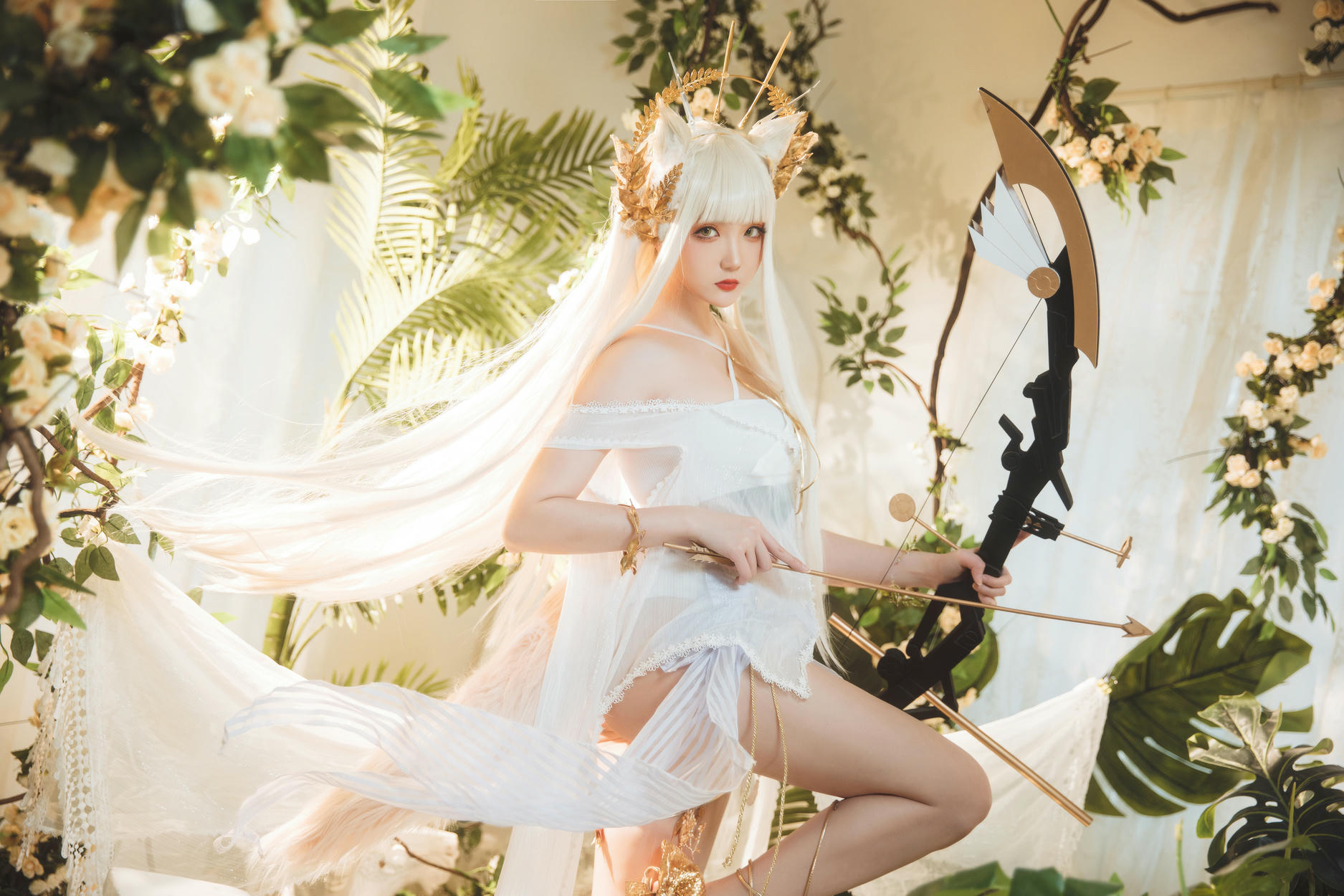 瓜希酱 NO.066 明日方舟 白金泳装 (Platinum) [25P-159MB]_第1集